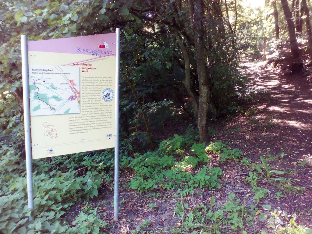 Wandern auf dem Begehbares Geschichtsbuch