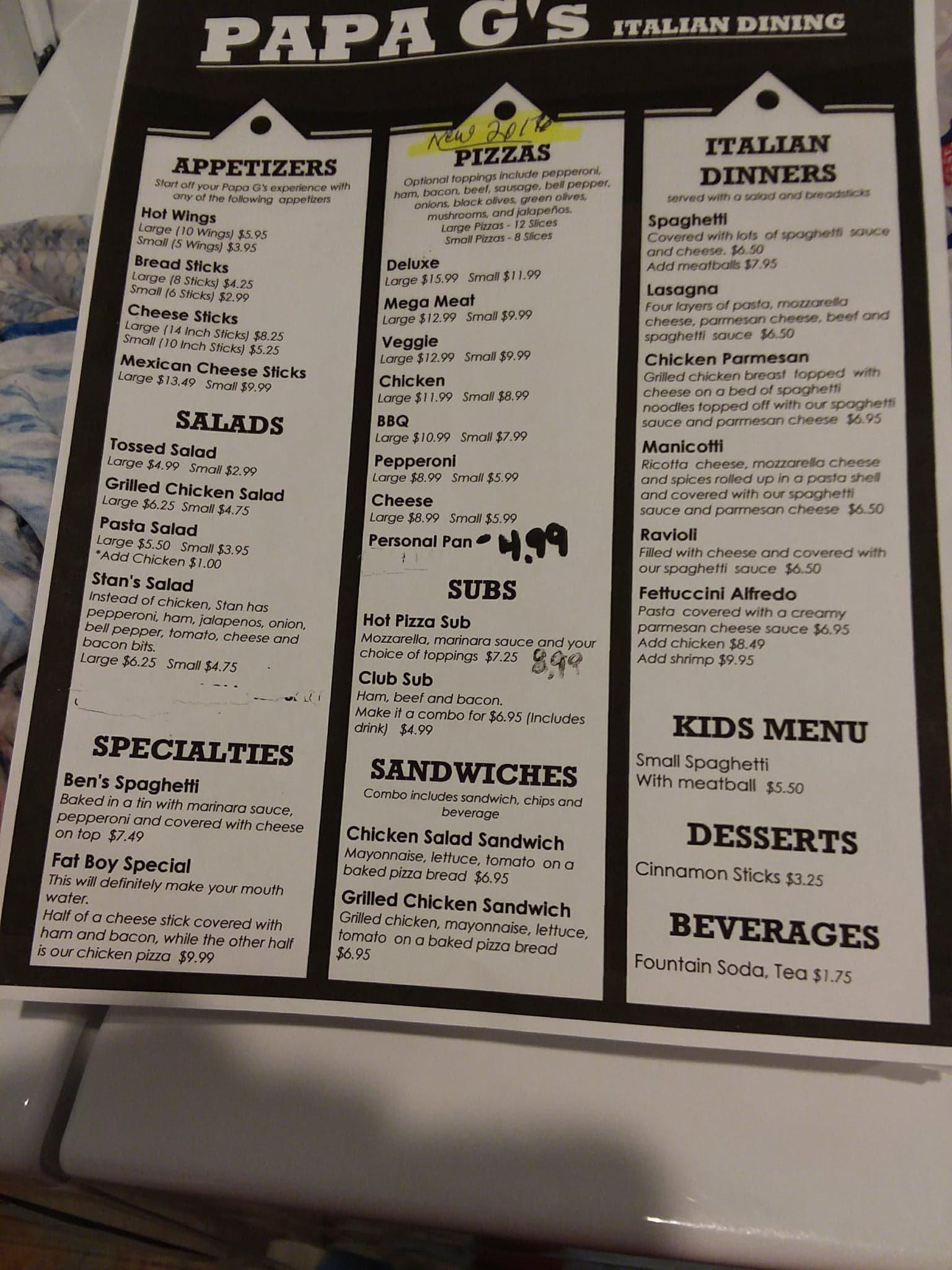 Papa G's