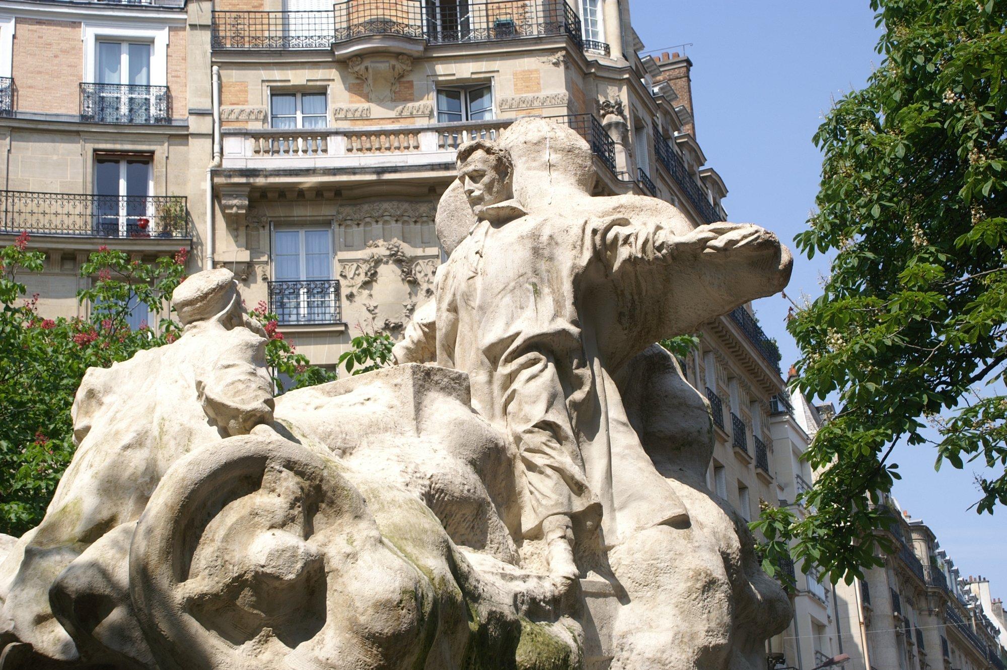 La statue de Léon Serpollet