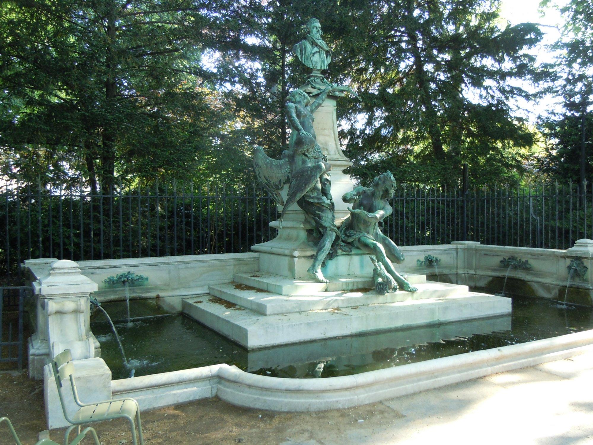 Monument Fontaine Eugene Delacroix