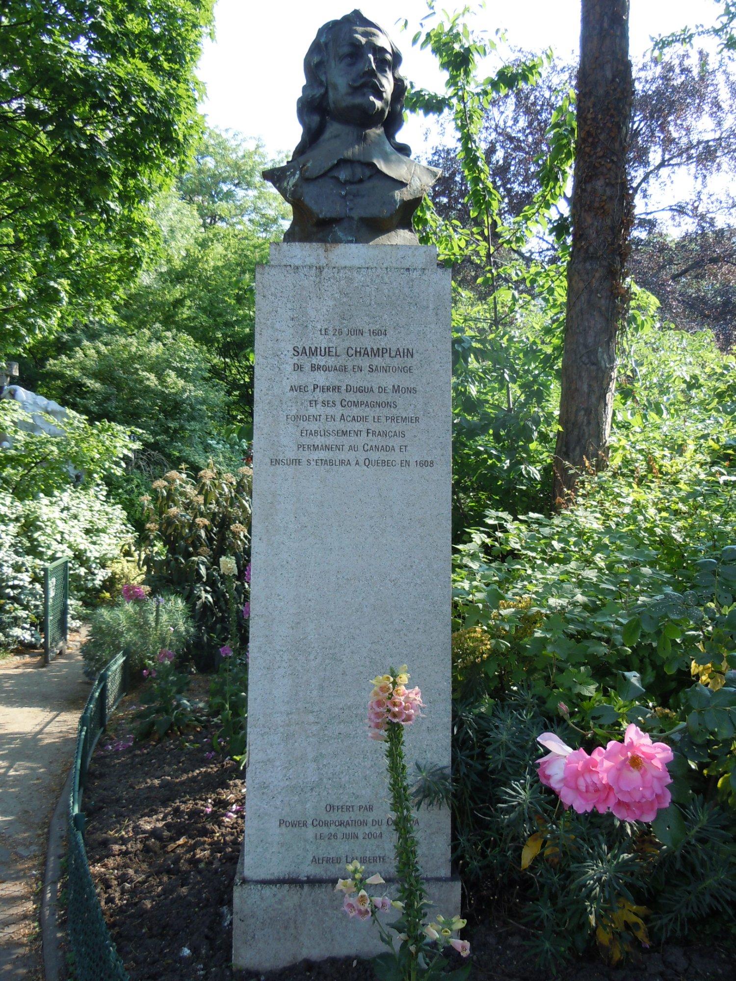 Buste de Samuel de Champlain