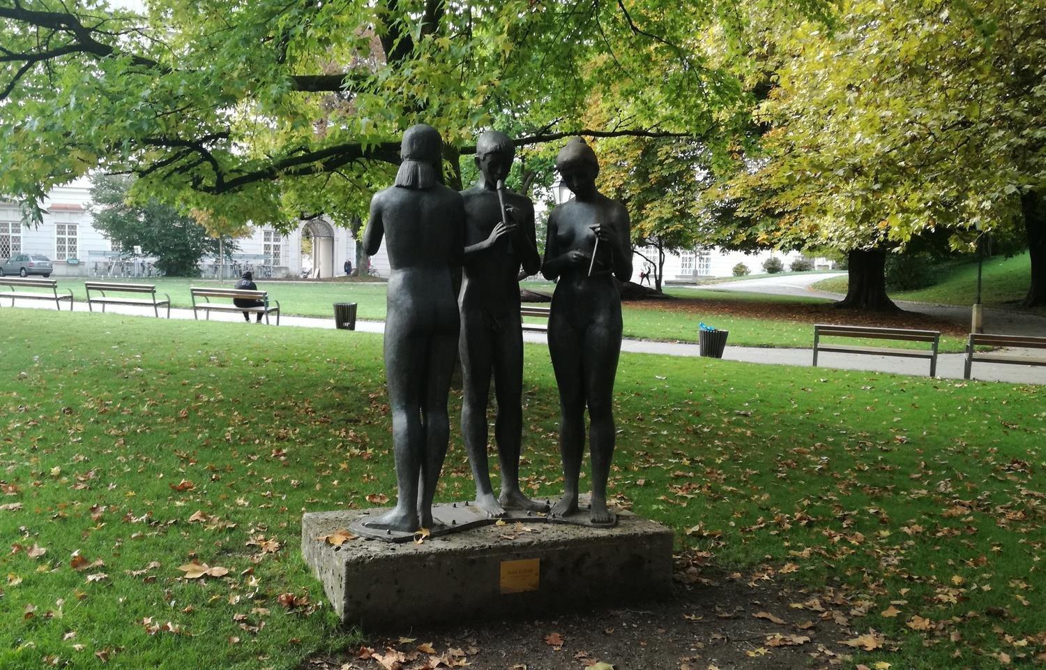 Skulptur Musizierende Dreiergruppe