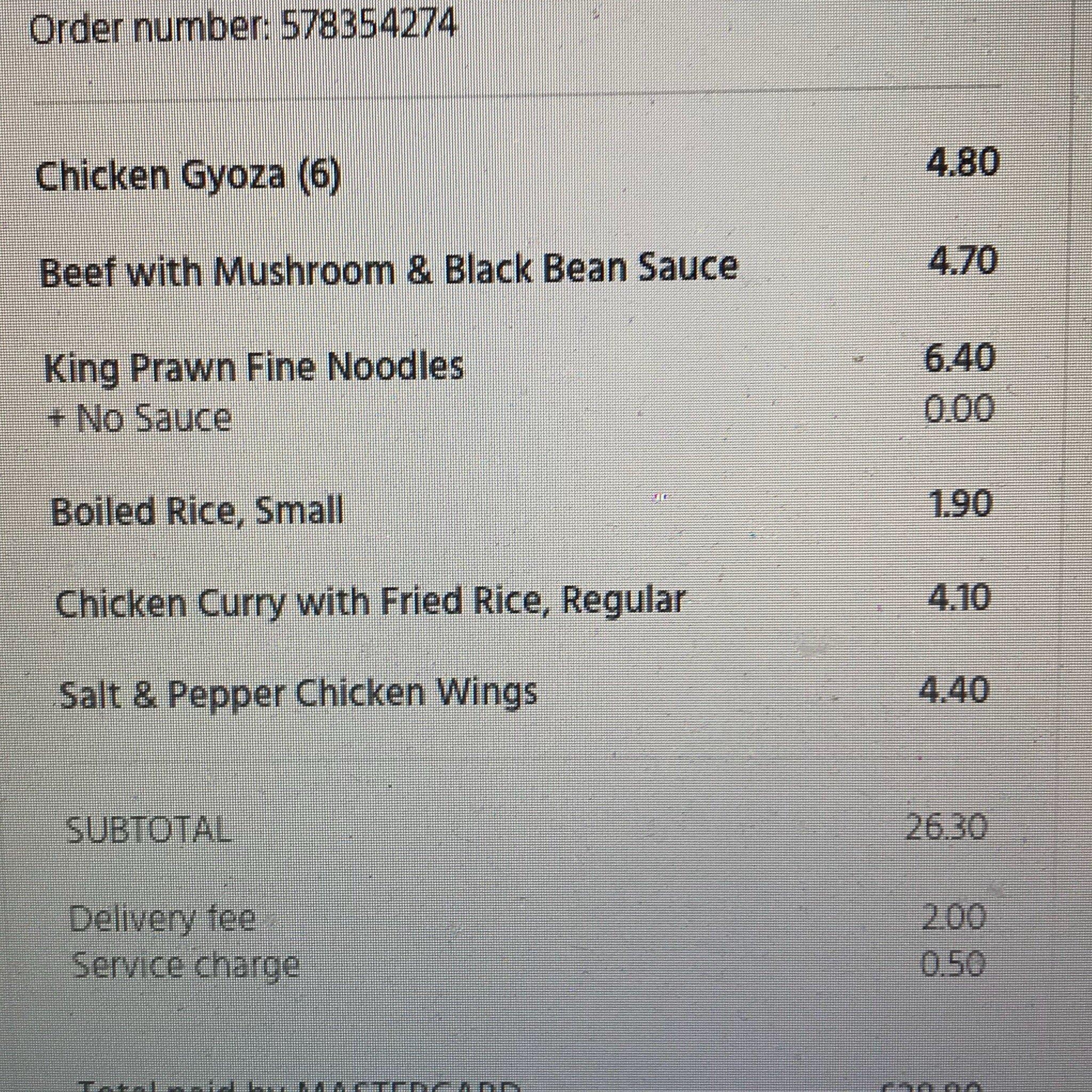 Hong Kong Chinese Takeaway