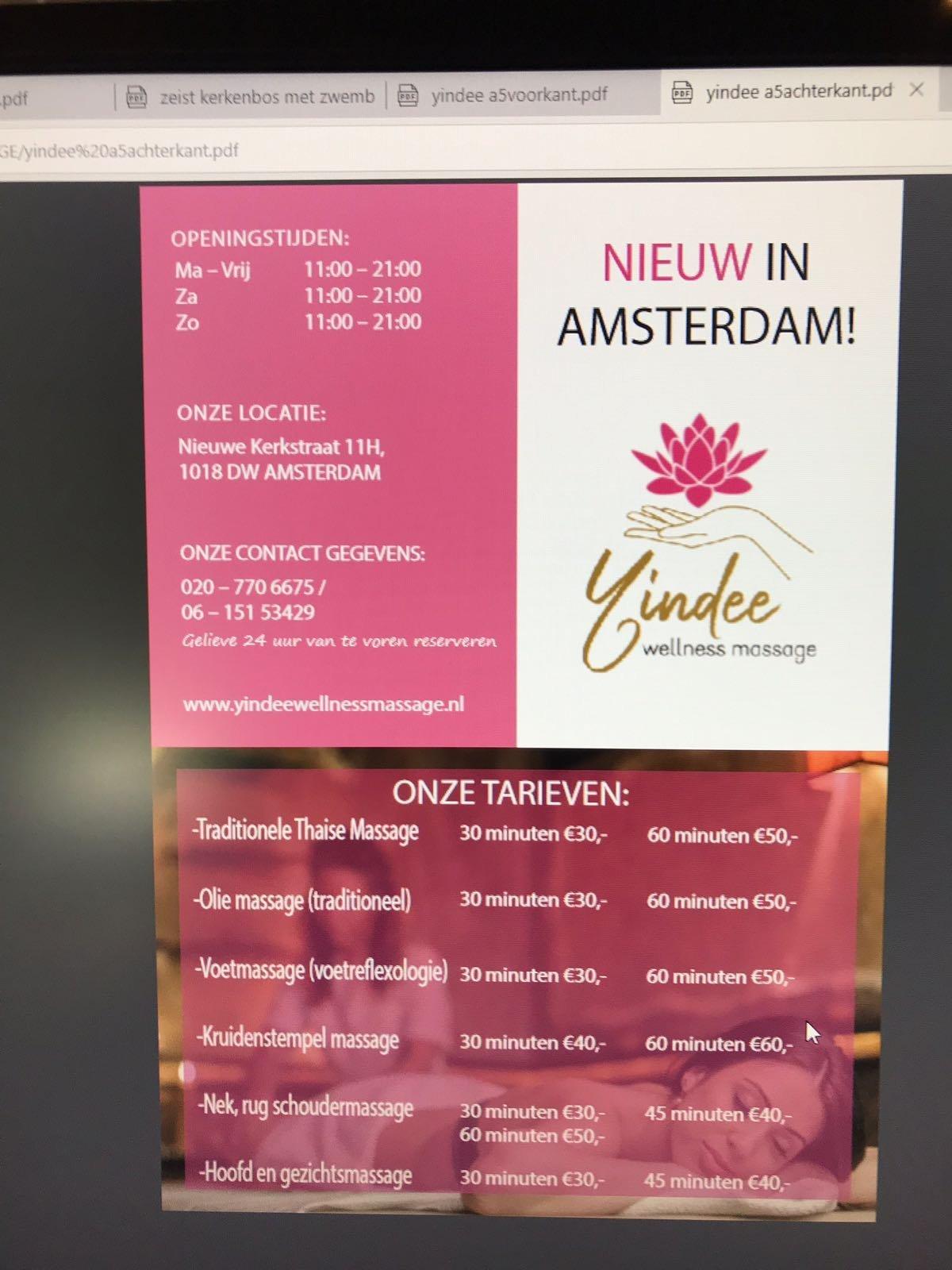 Yindee wellness massage