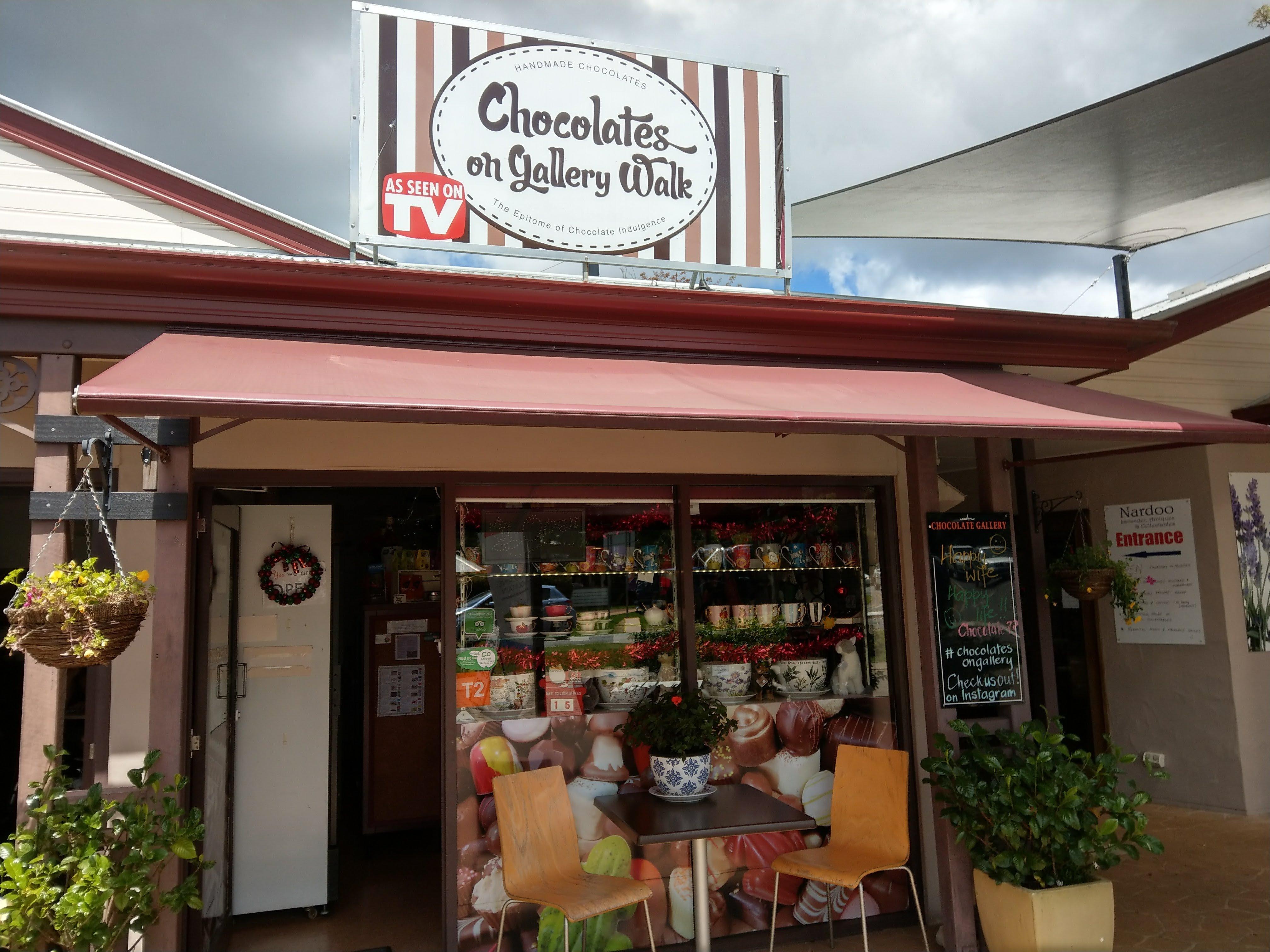 Chocolates on Gallery Walk