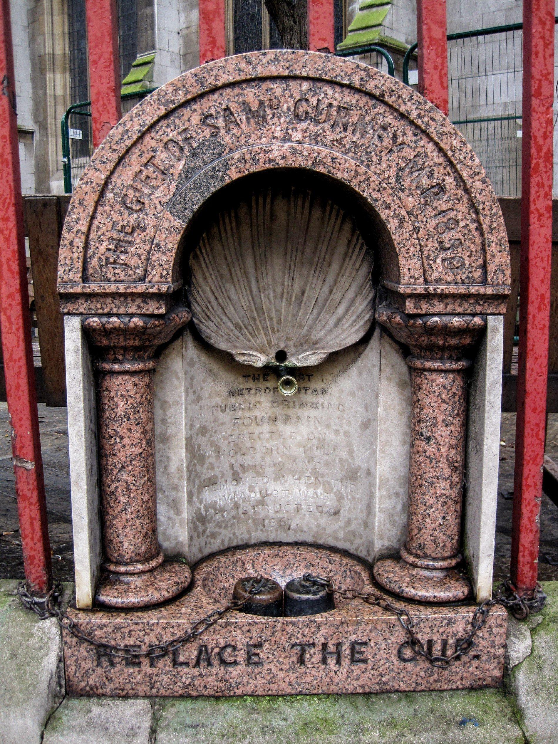 London's First Drinking Fountain
