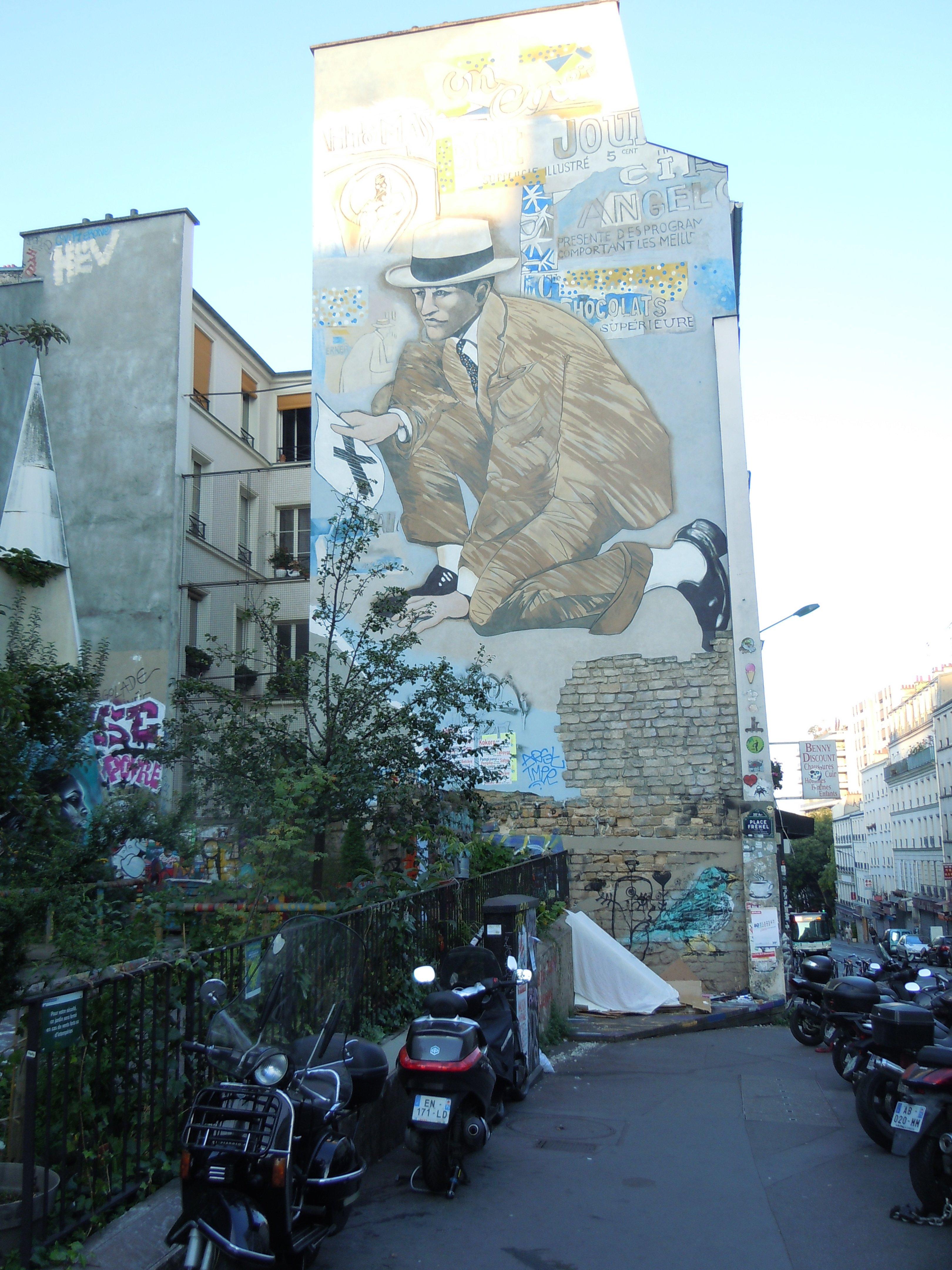 Fresque du Detective en Chasse