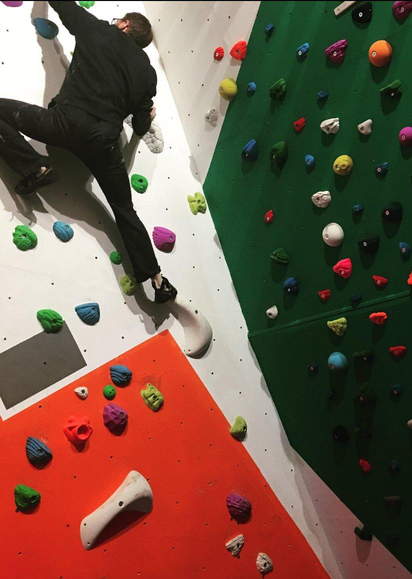 The Adventure Hub Climbing Wall