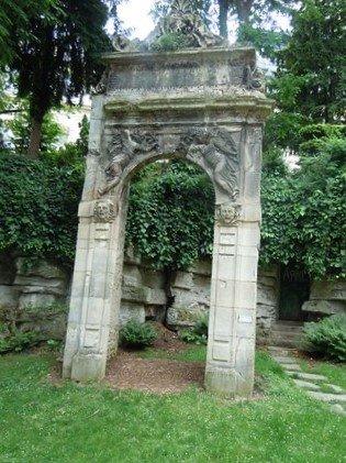 Les vestiges des Tuileries