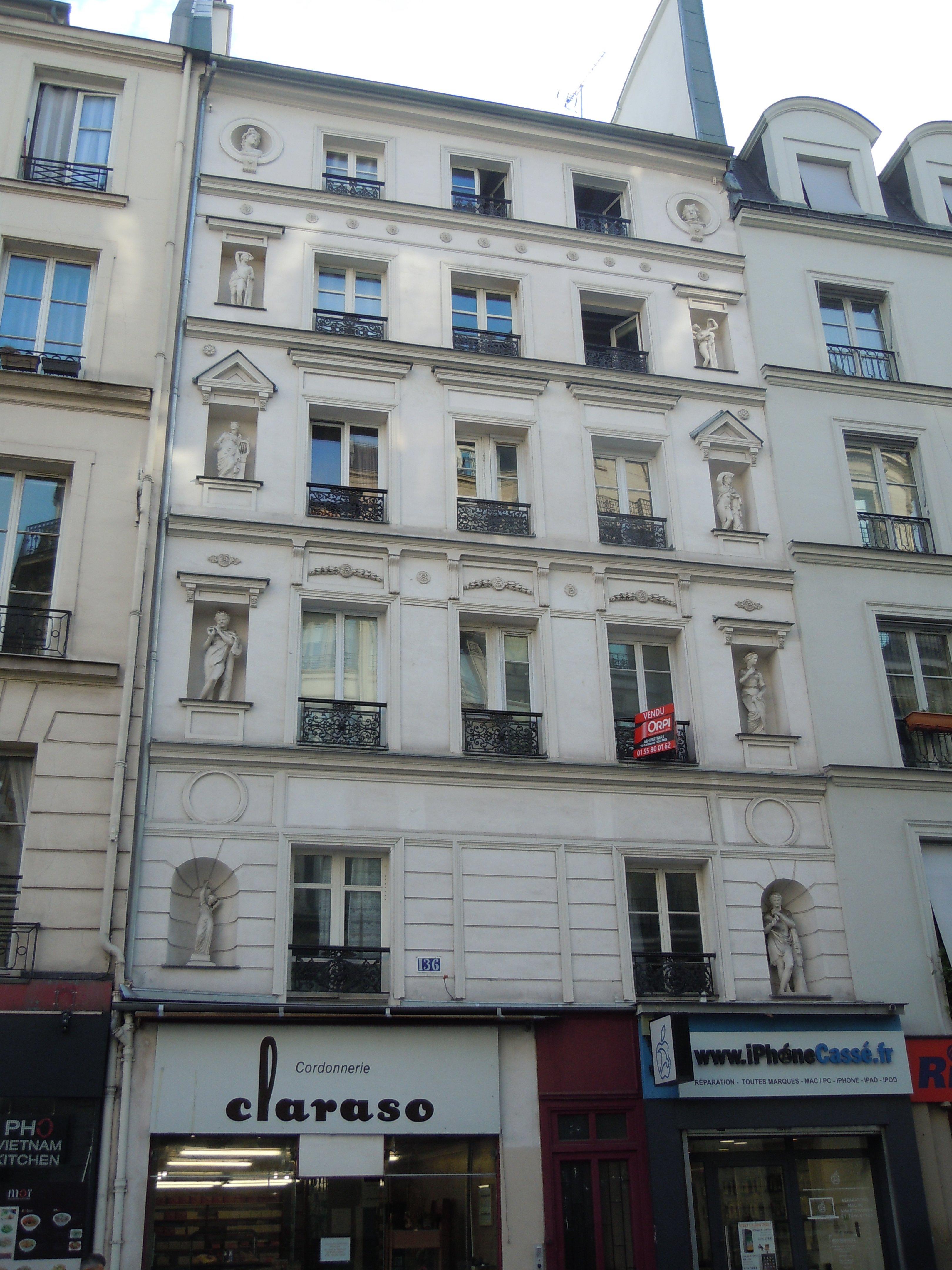 Maison au 136 rue Montmartre