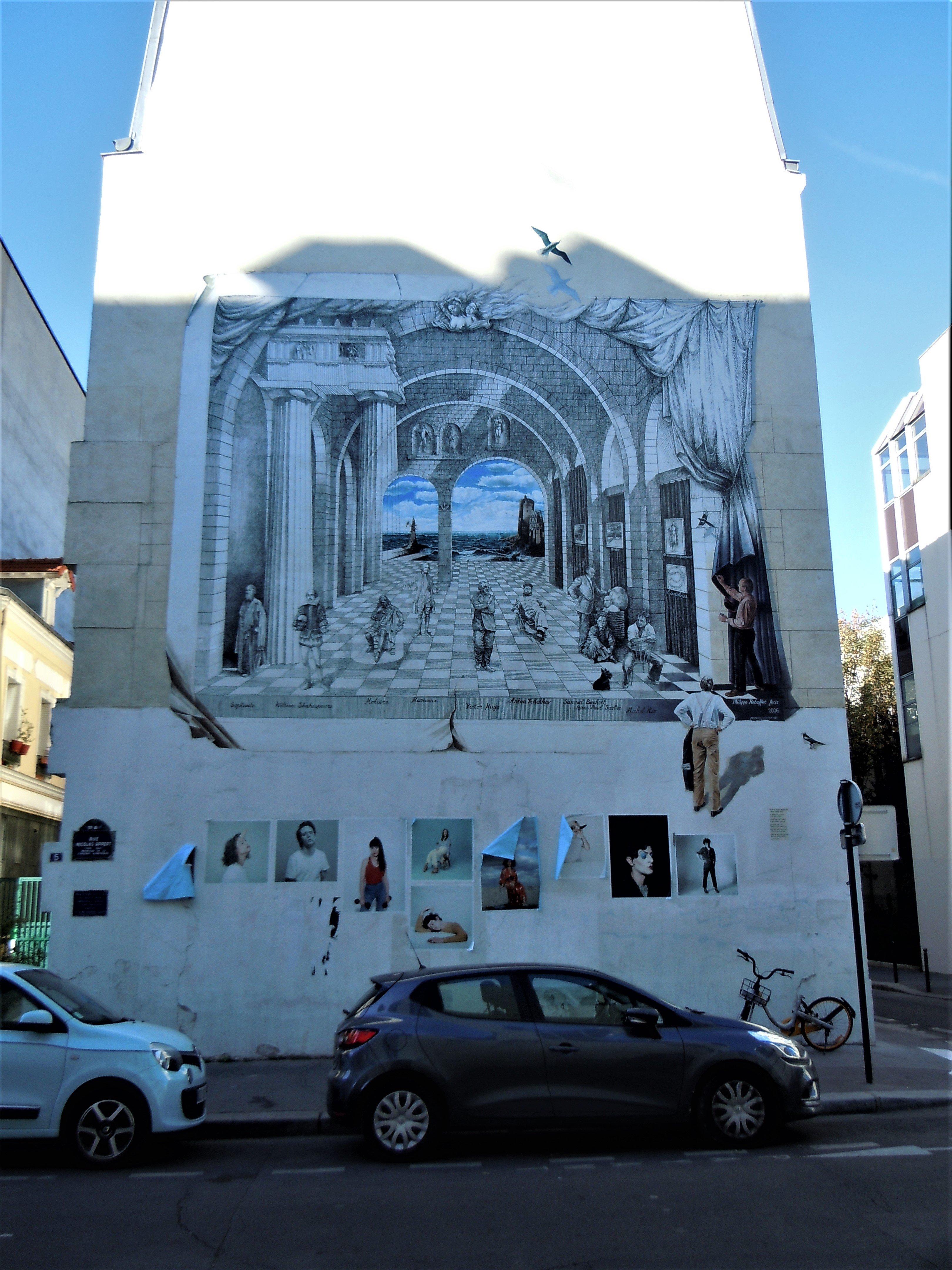 Fresque Le Théatre