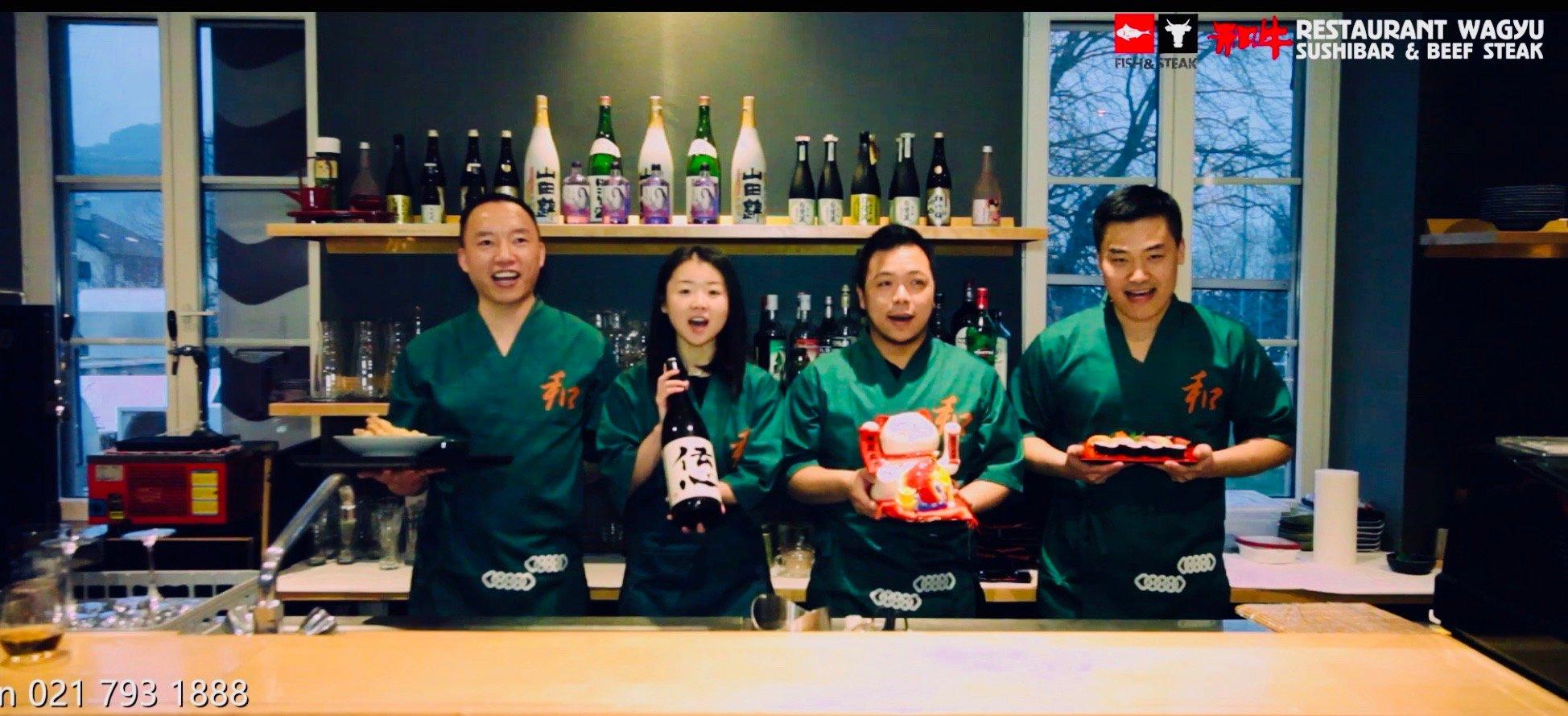 Japonais Wagyu au port de Lutry