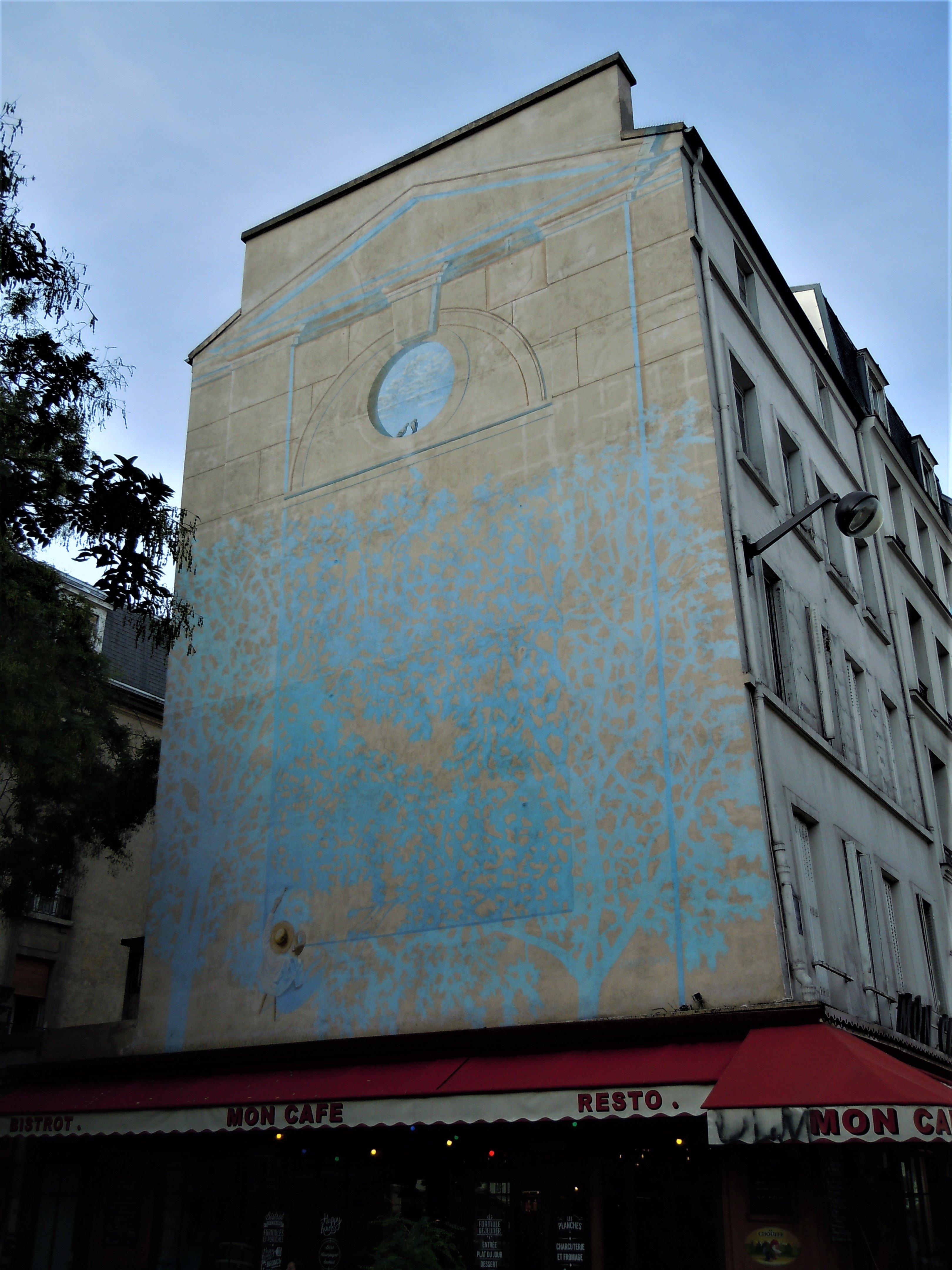 Fresque Peintre de l'Ombre