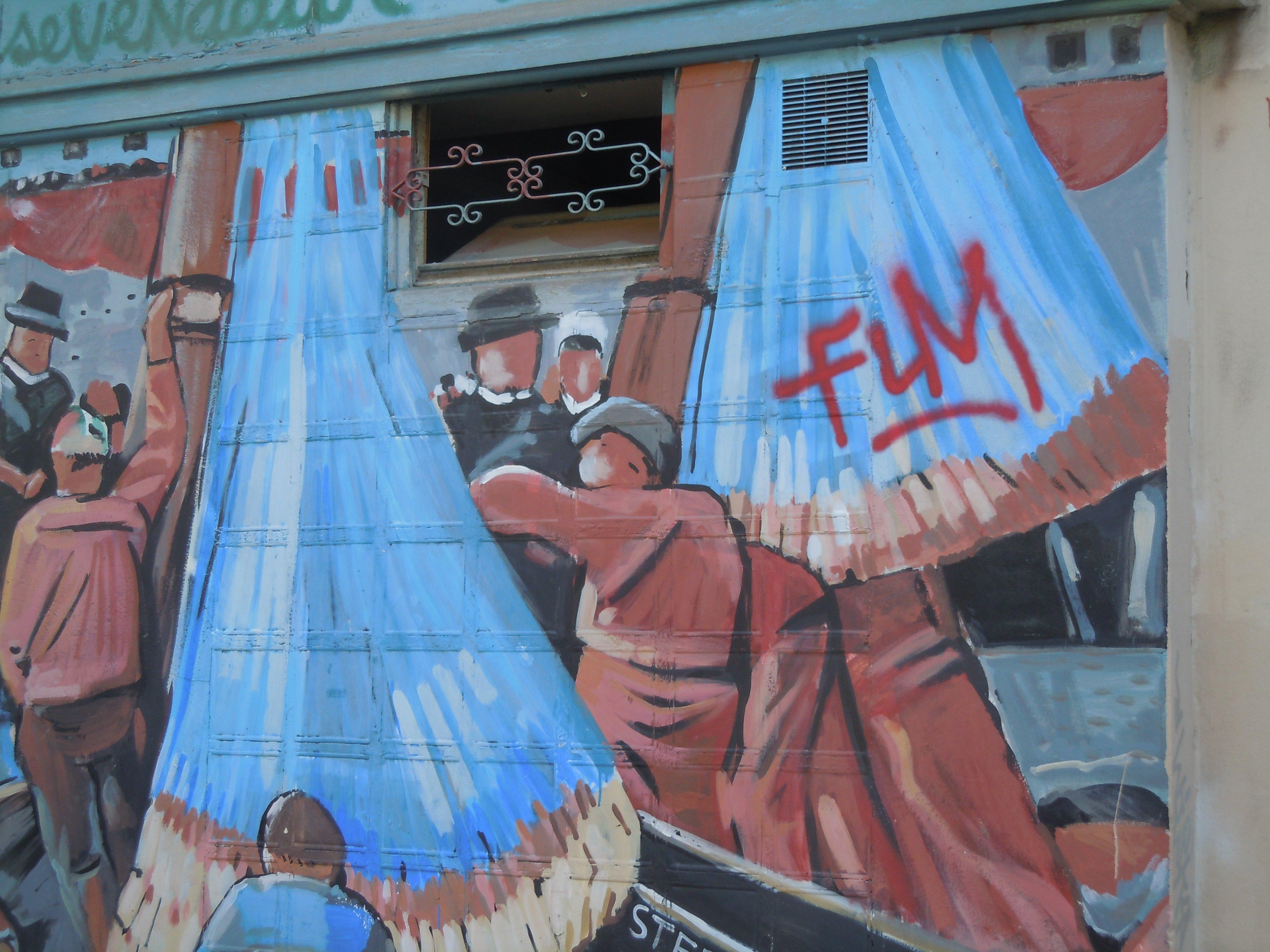 Fresque Scènes Bretonnes