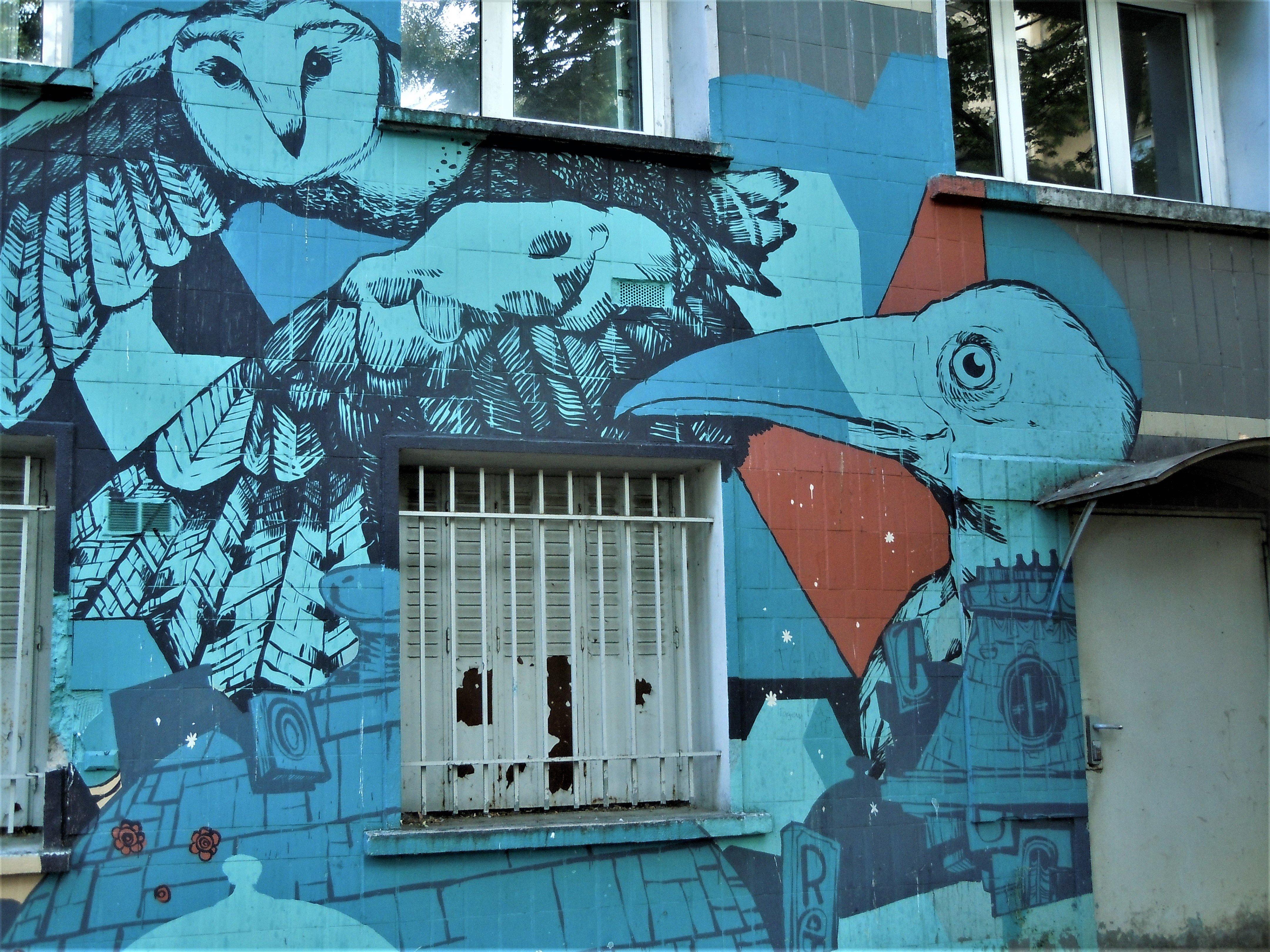 Fresque Animaux de Retropolis