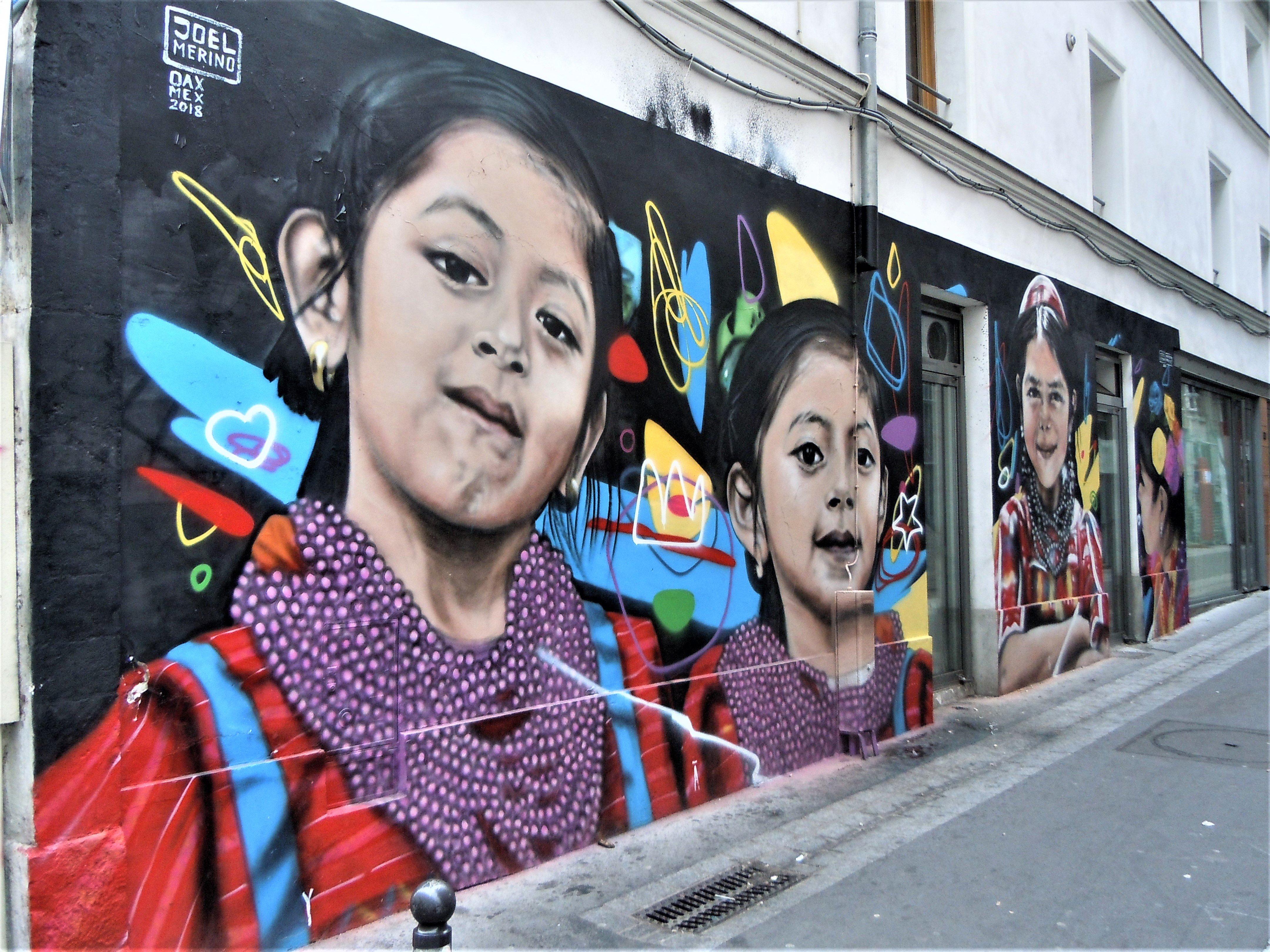 Fresque Fillettes Triquis