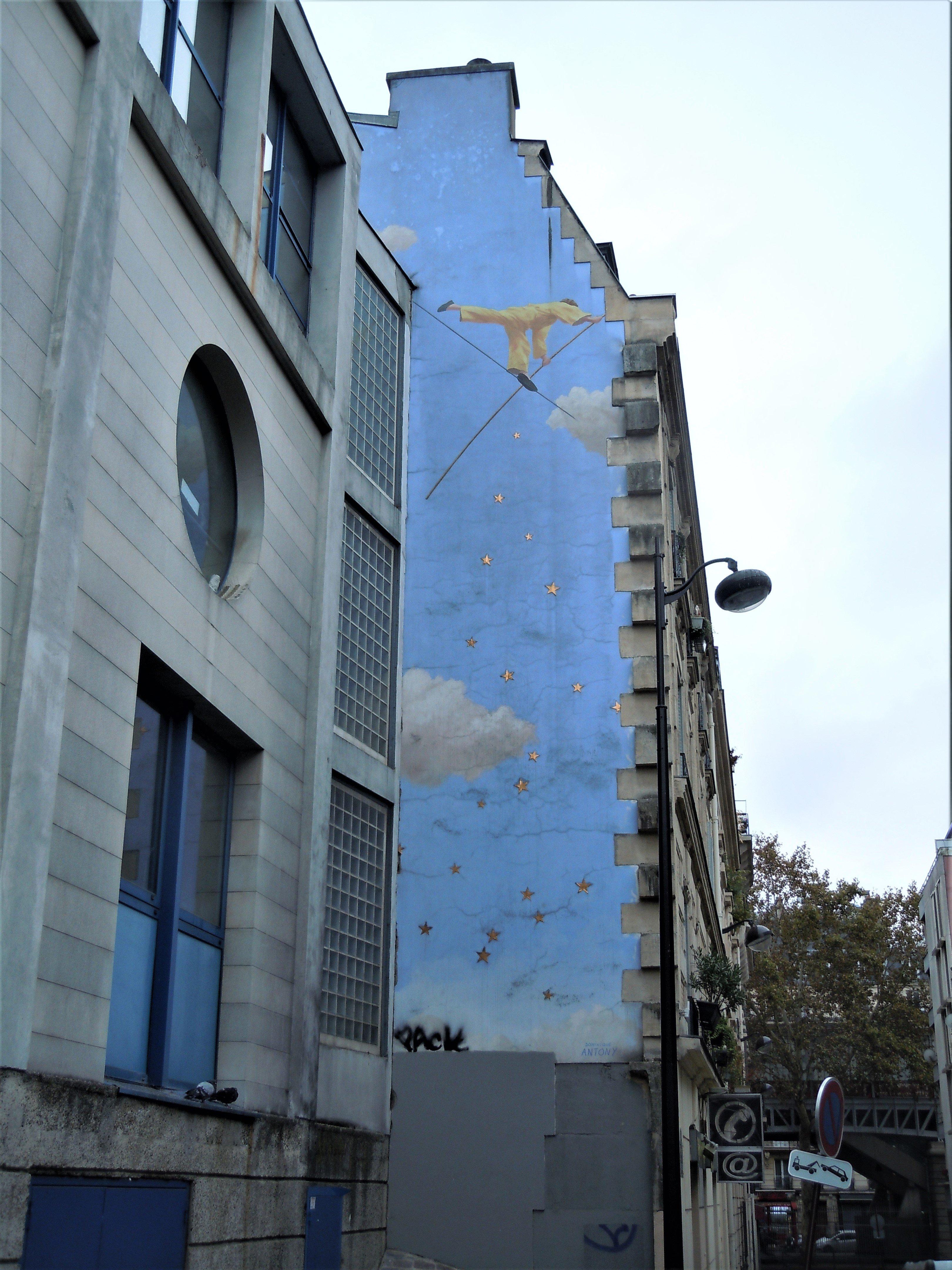 Fresque Le Funambule