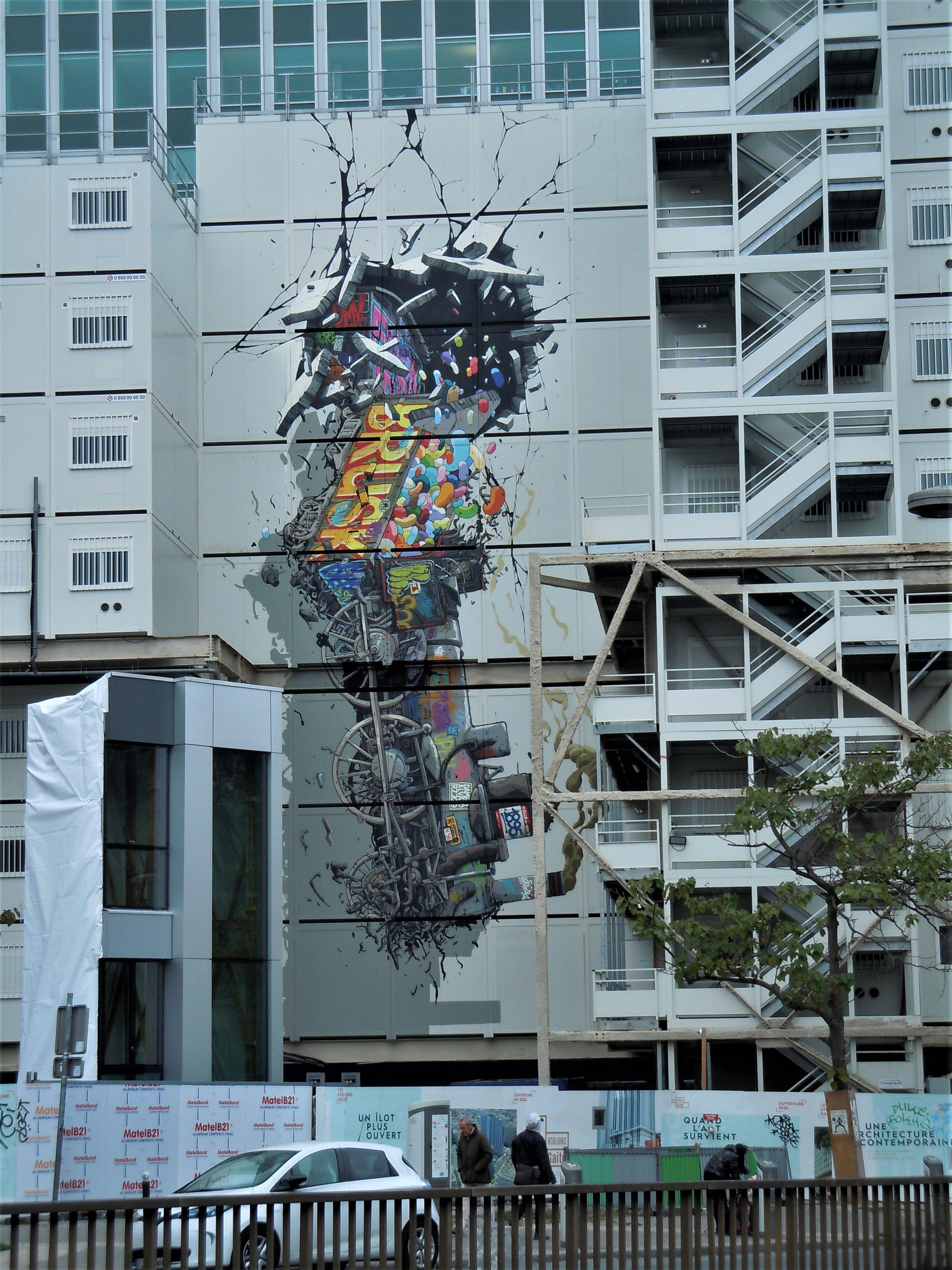 Fresque Accident à la Gare Montparnasse