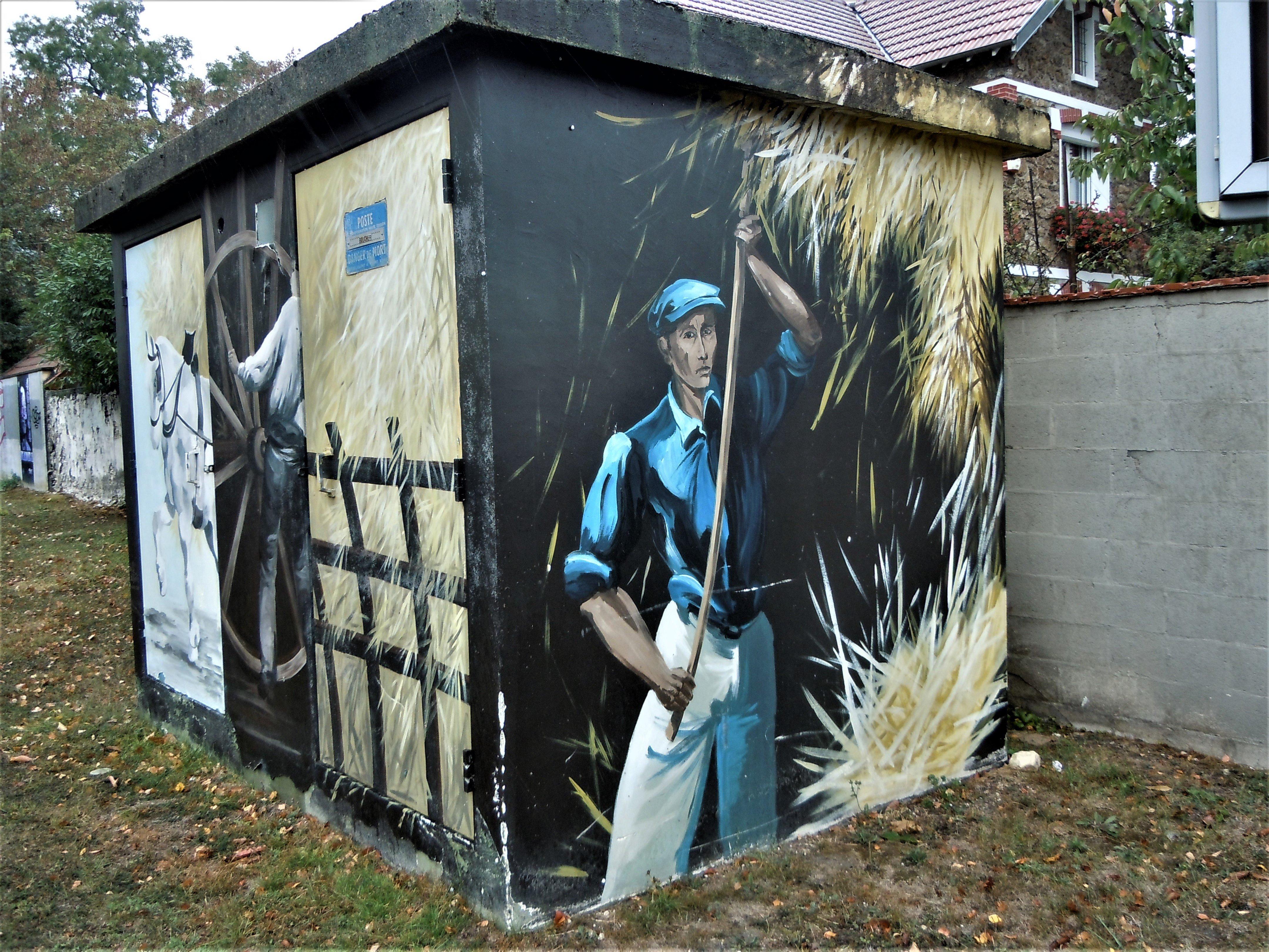 Fresque "Le faucheur"