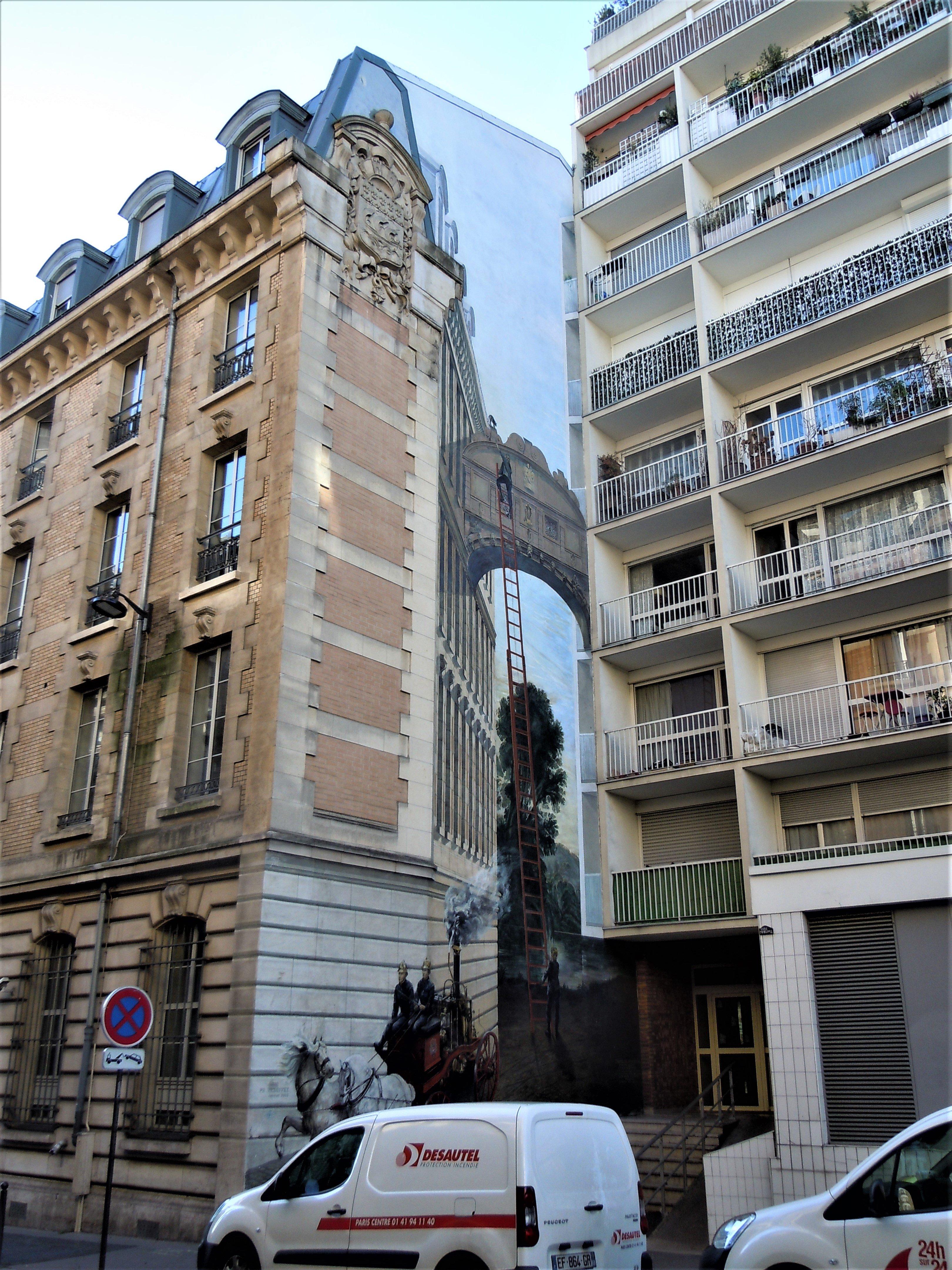 Fresque Les Pompiers