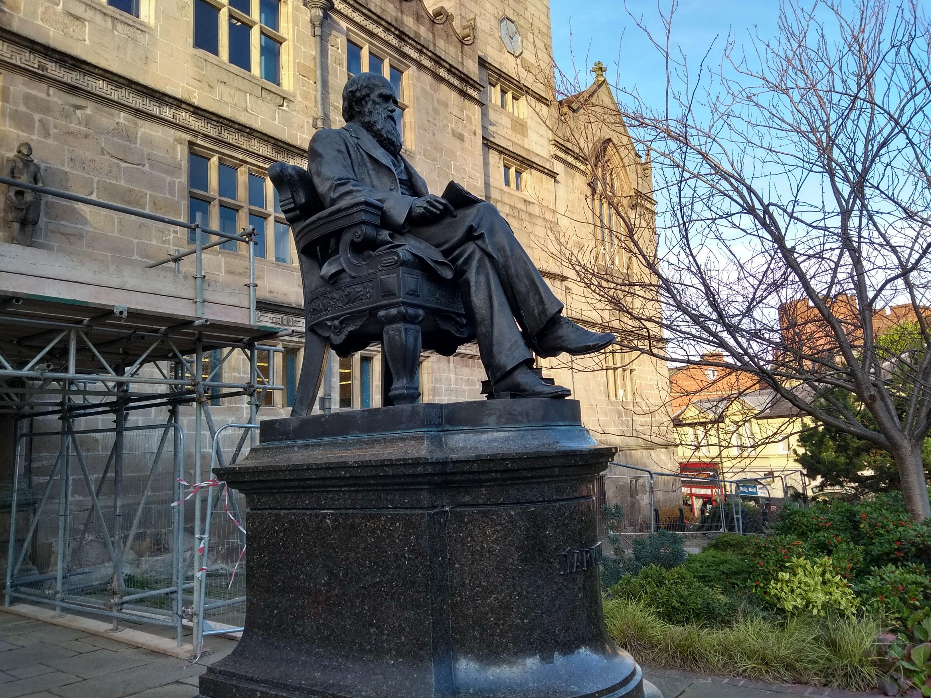 Charles Darwin Statue