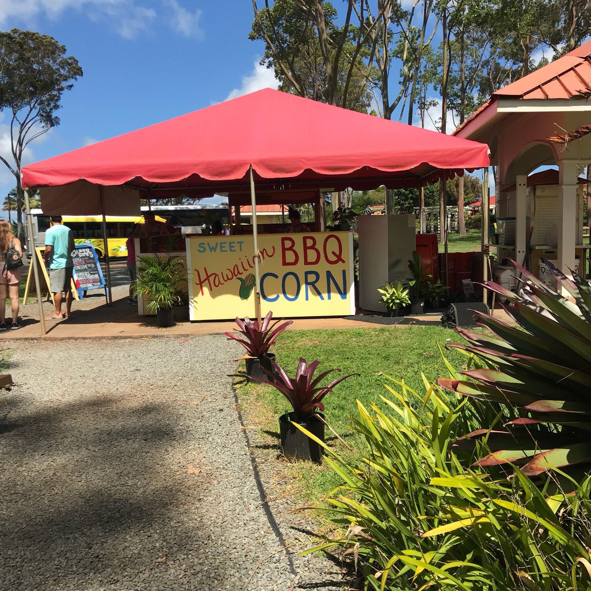 Uncle Woody's BBQ Corn at Dole Plantation