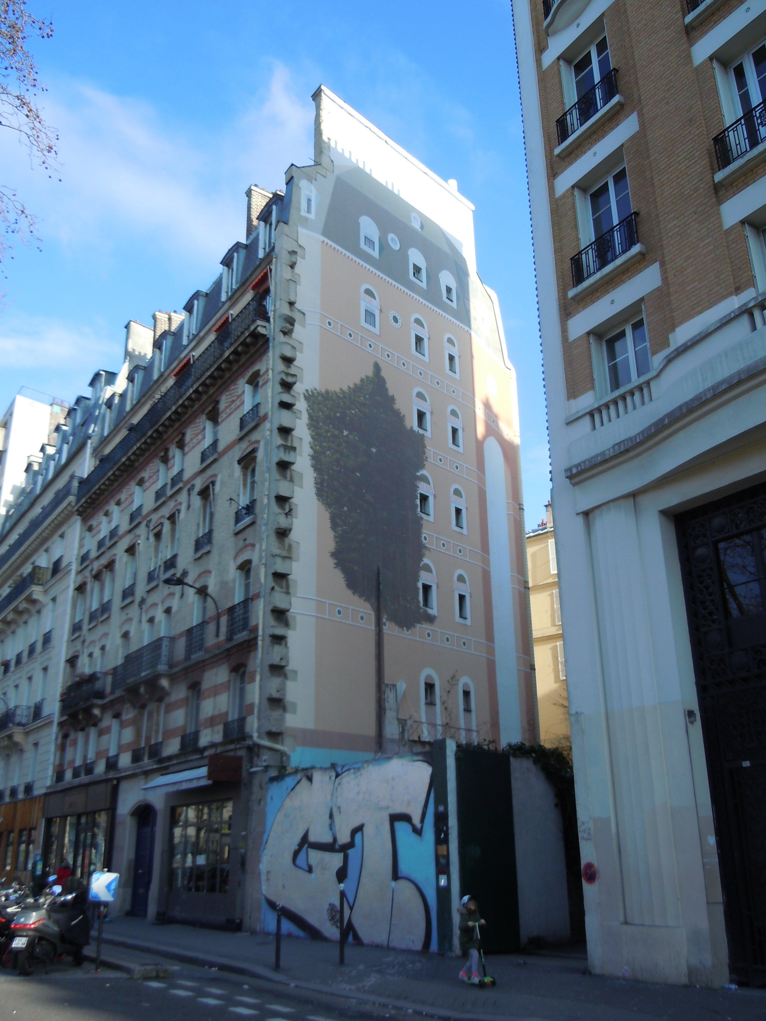 Fresque Venise sur Seine