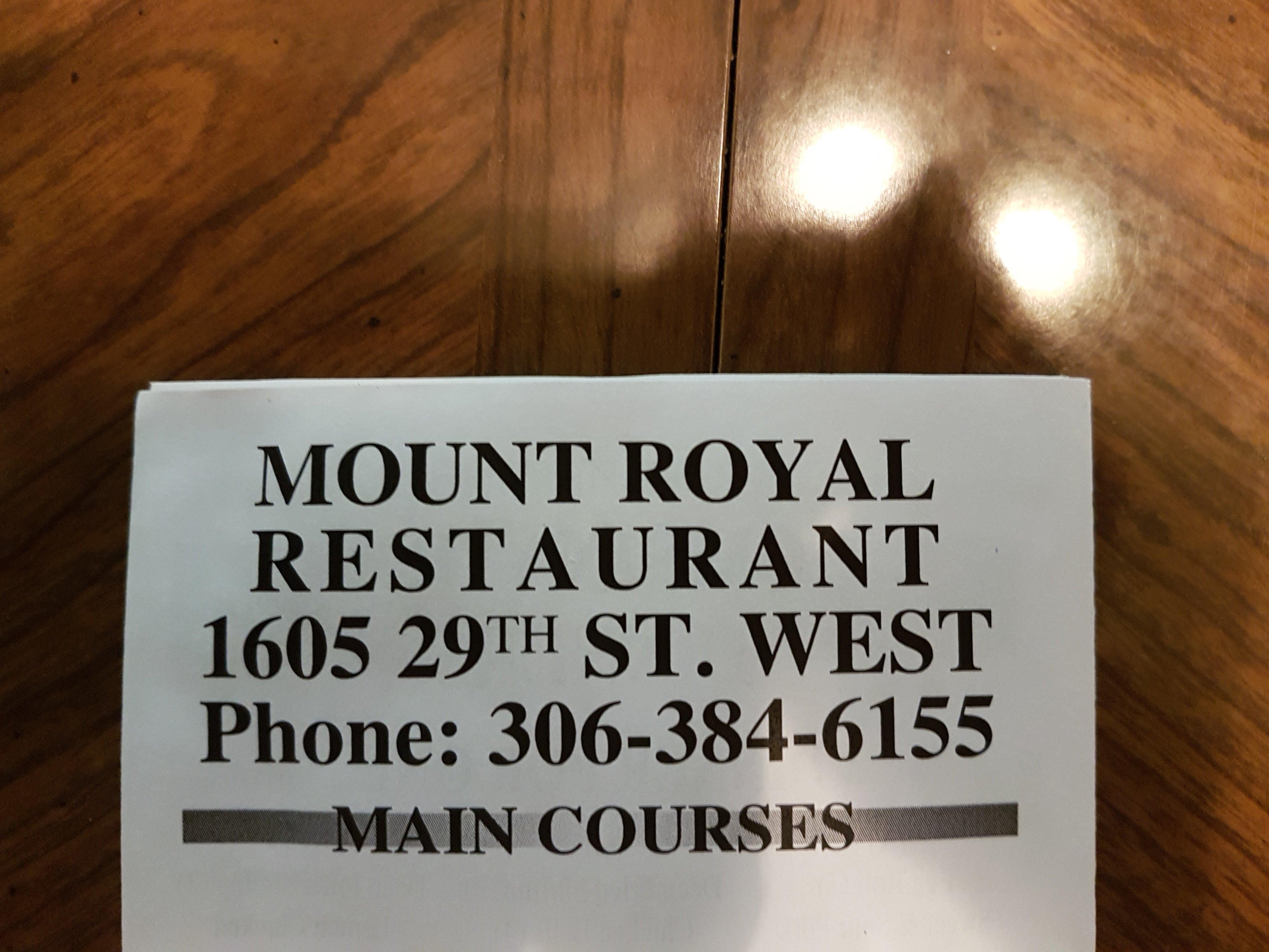 Mount Royal Restaurant