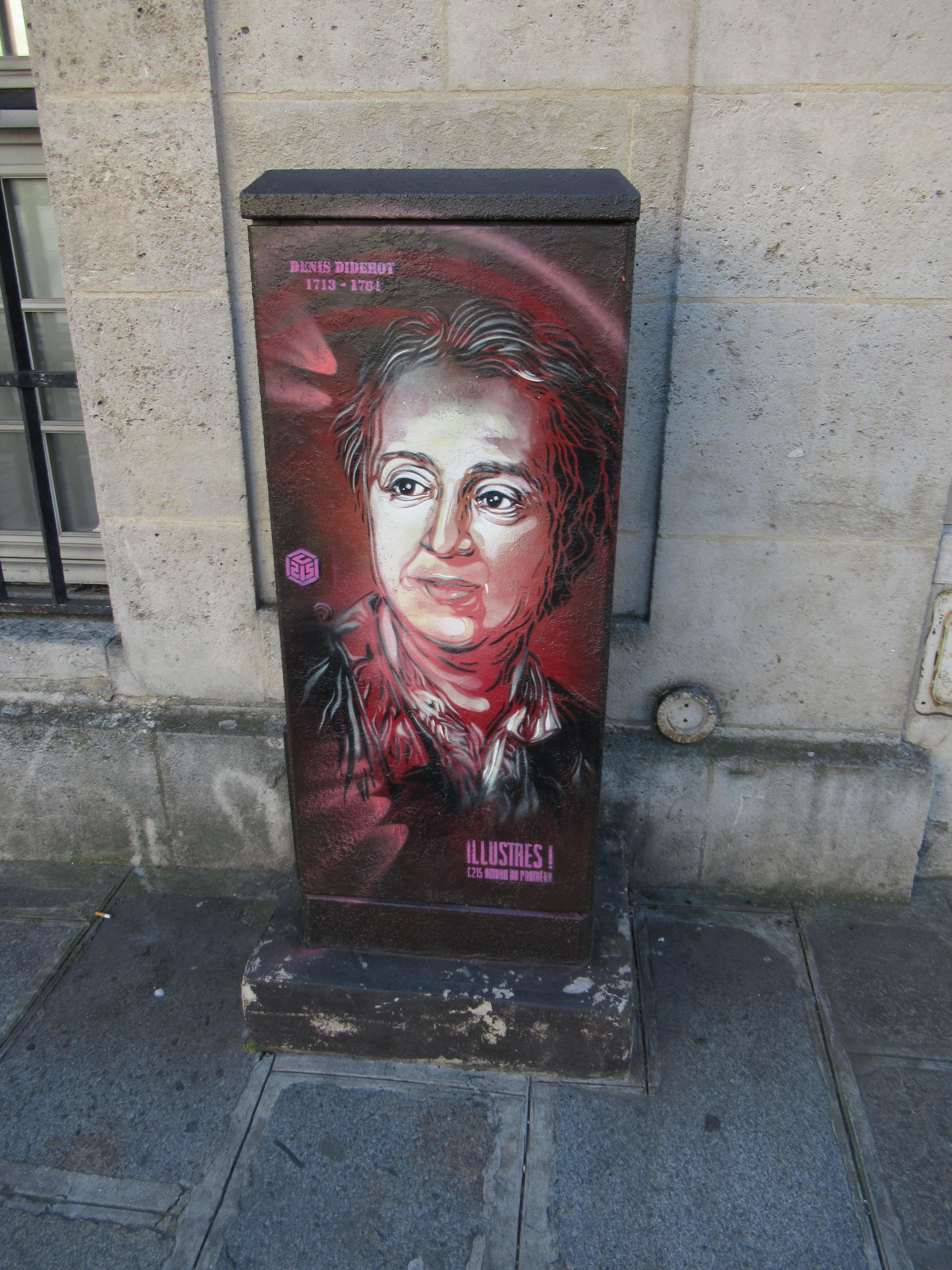 Fresque Denis Diderot