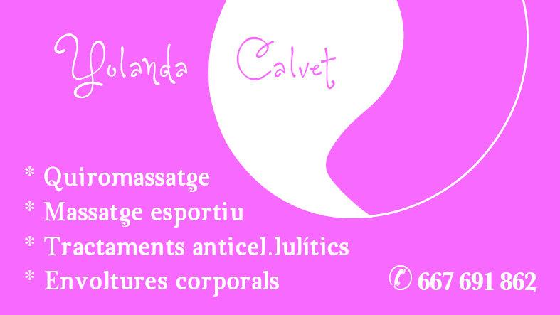 Centro de masajes Yolanda Calvet
