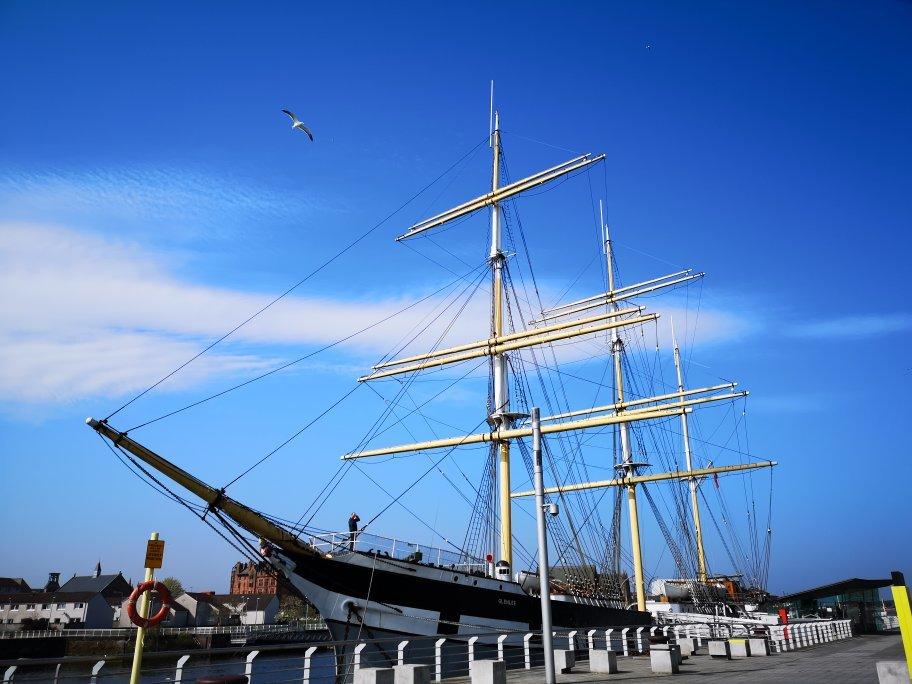 Riverside cafe at the Riverside Museum