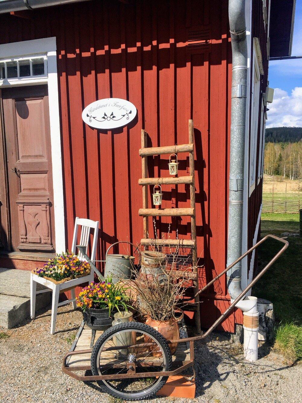 Gårdstunet i Finnfara