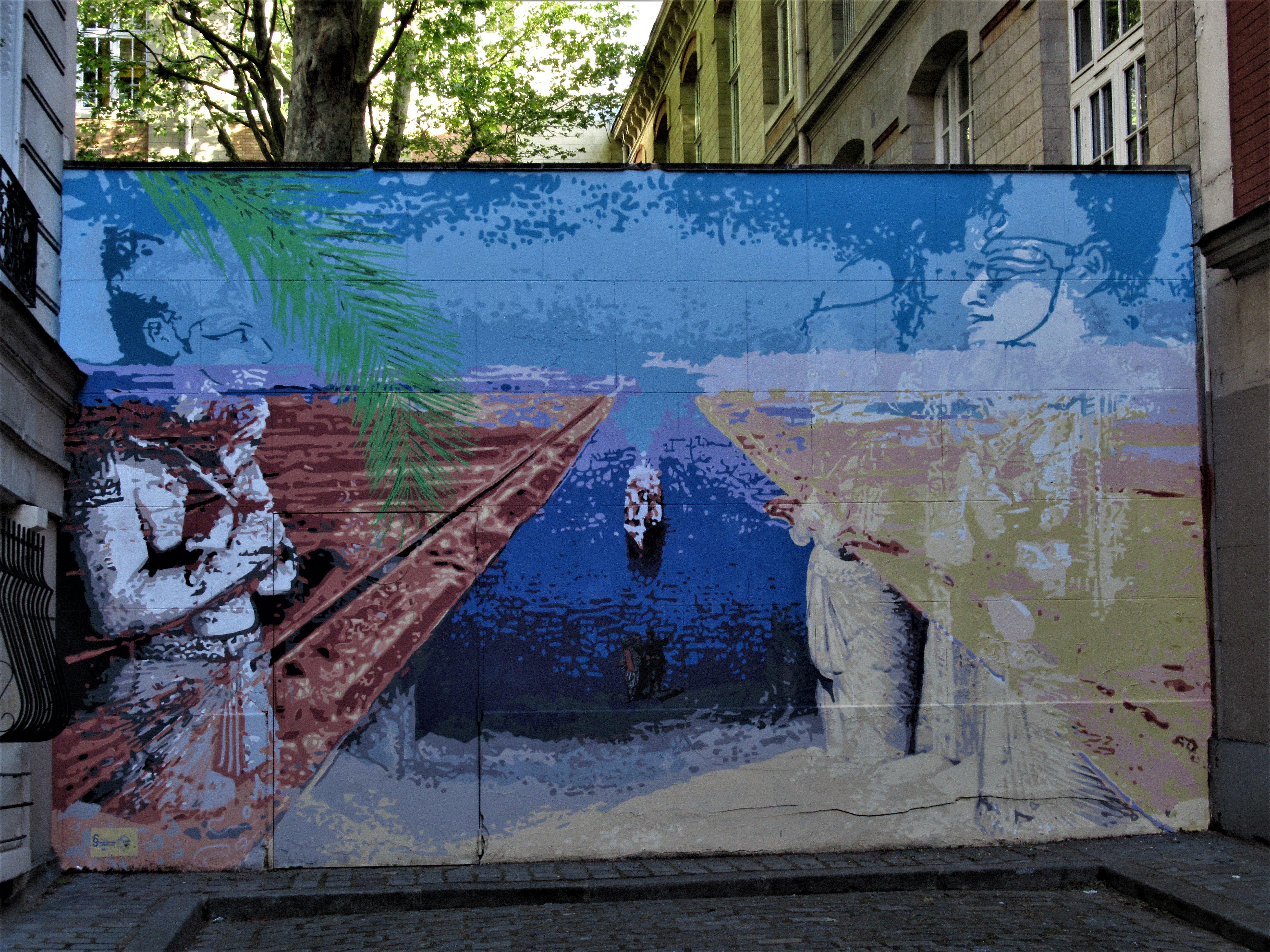 Fresque "Canal de Suez"