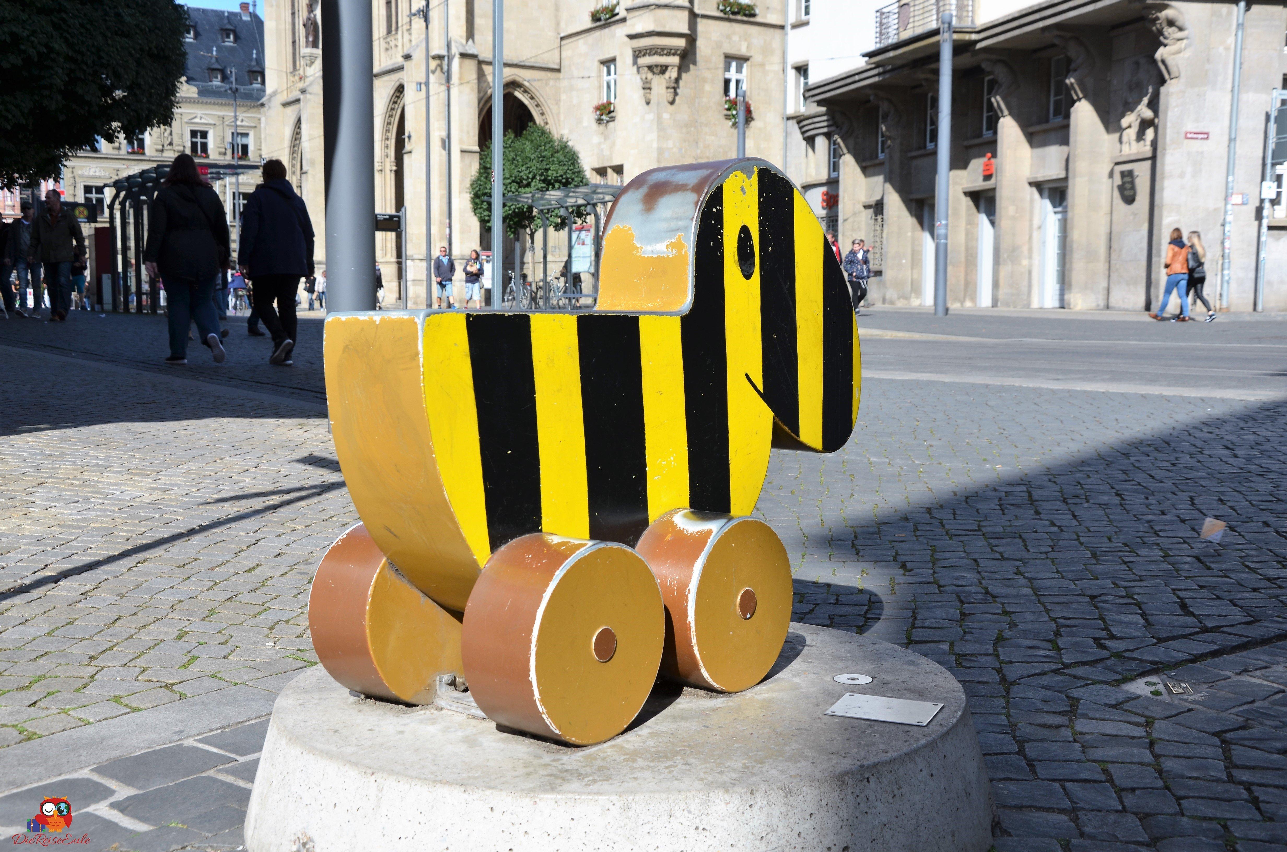 Skulptur "Tigerente"