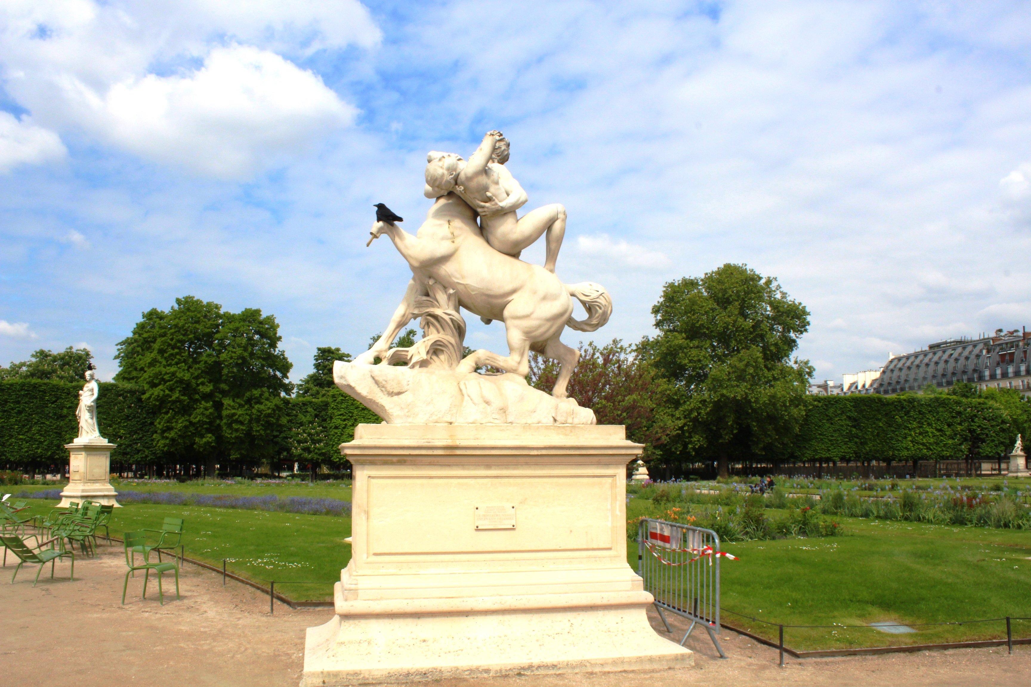 Statue Le Centaure Nessus Enlevant Dejanire