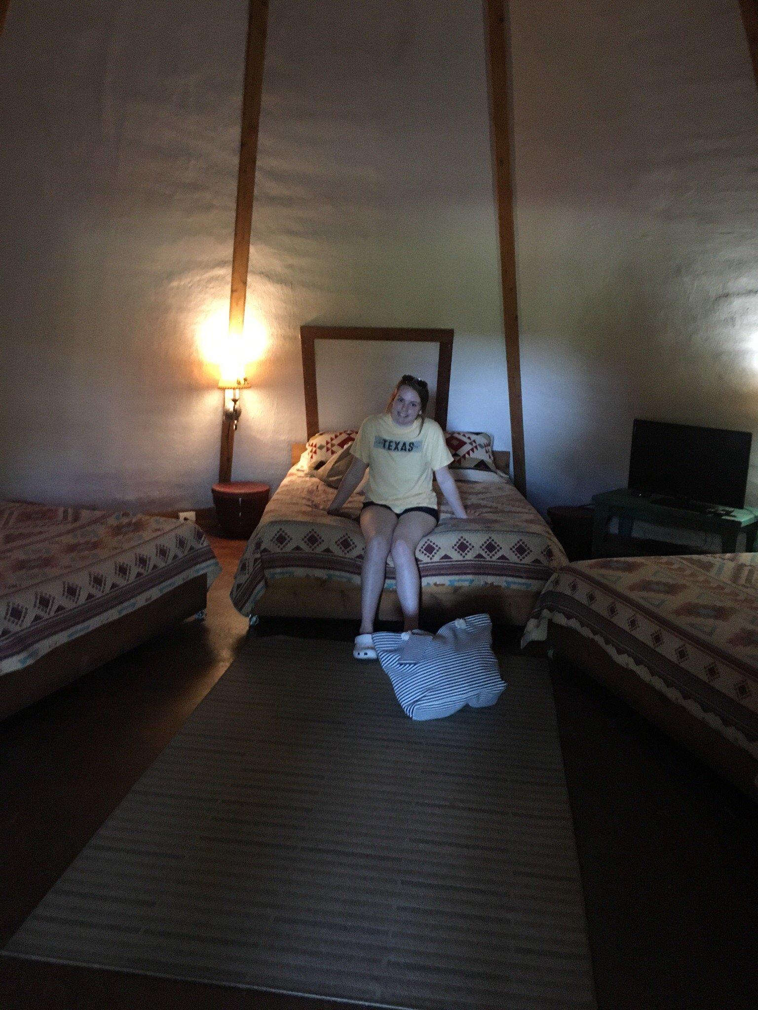 Tipis on the Guadalupe