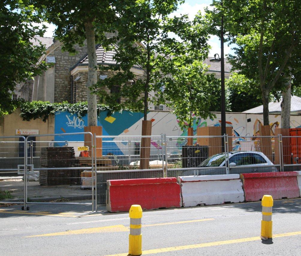 Fresque Graffaune - Eye See You