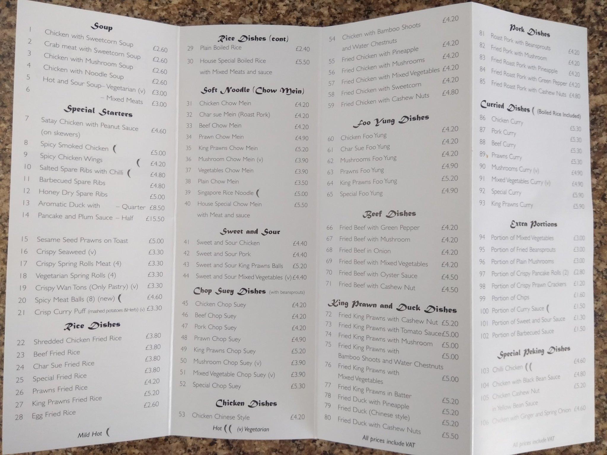 Kings Chinese Take Away