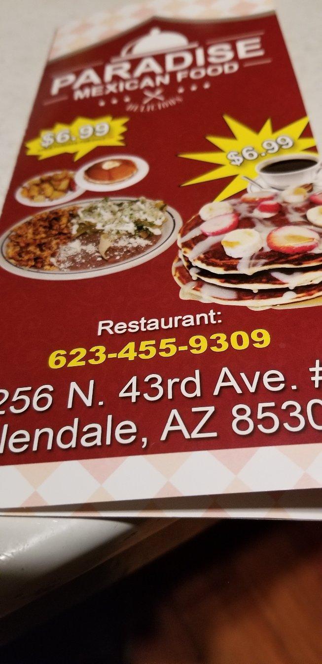 Paradise Mexican Food