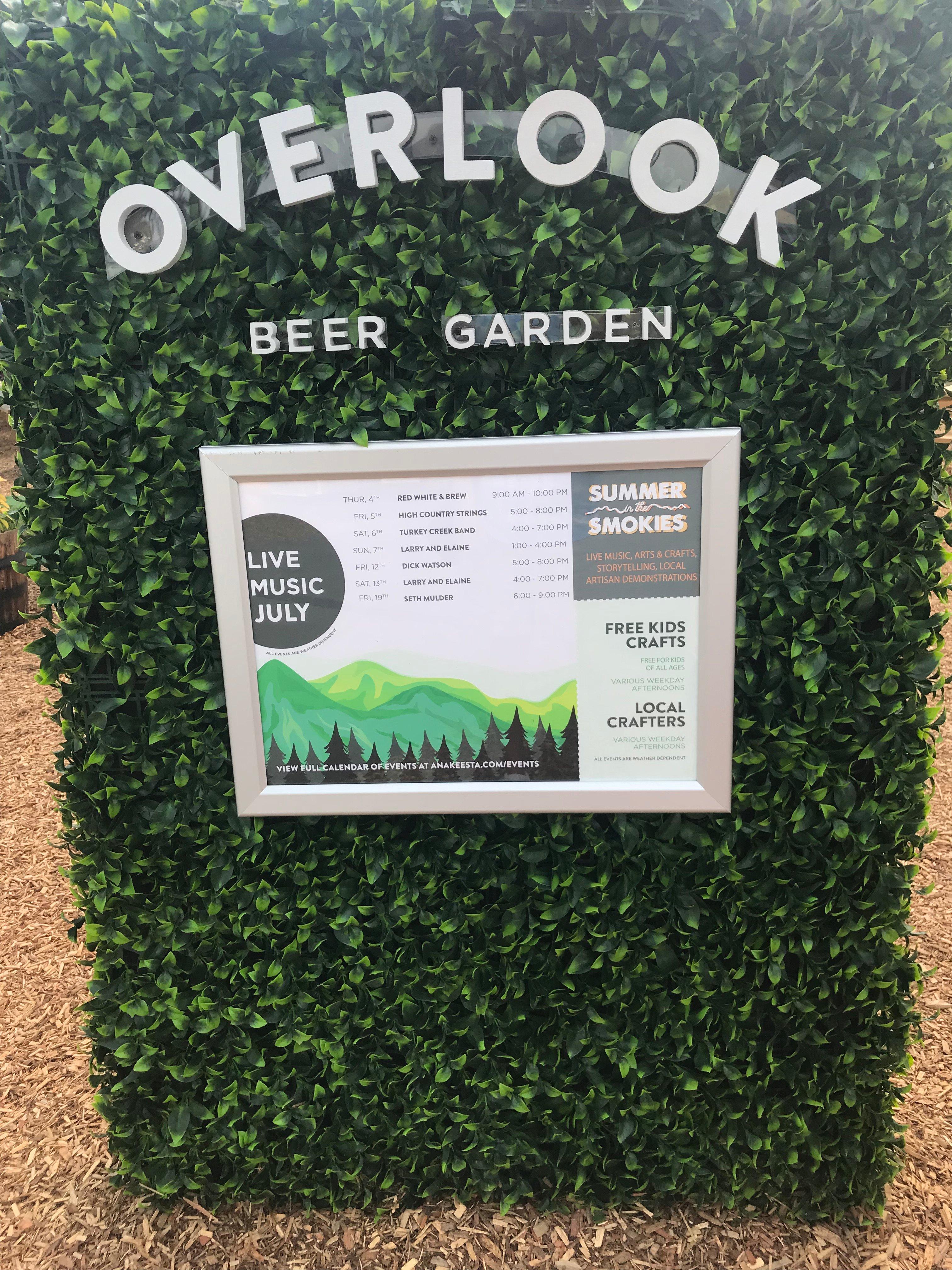 Overlook Beer Garden at Anakeesta
