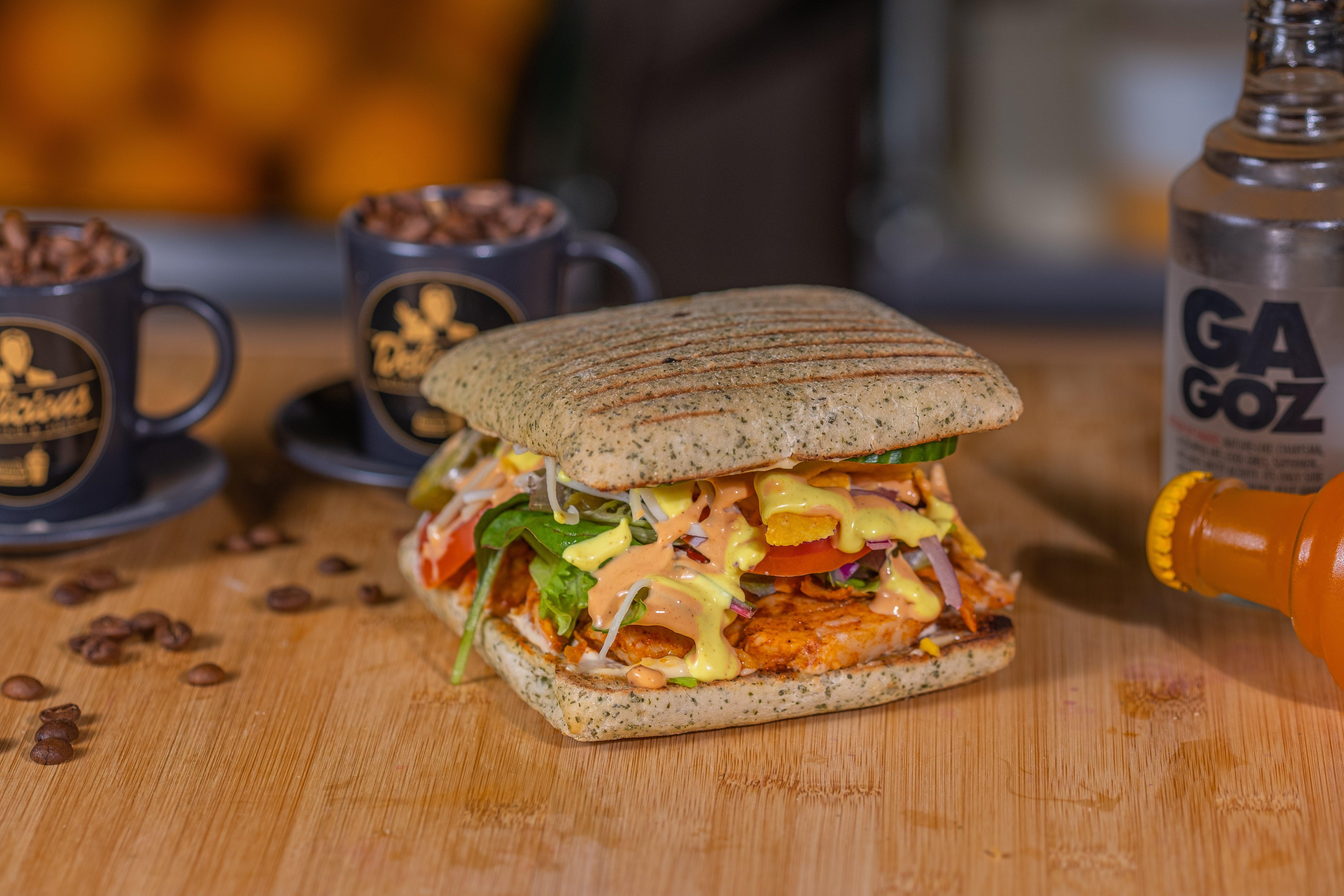 Delicious Sandwich & Juice