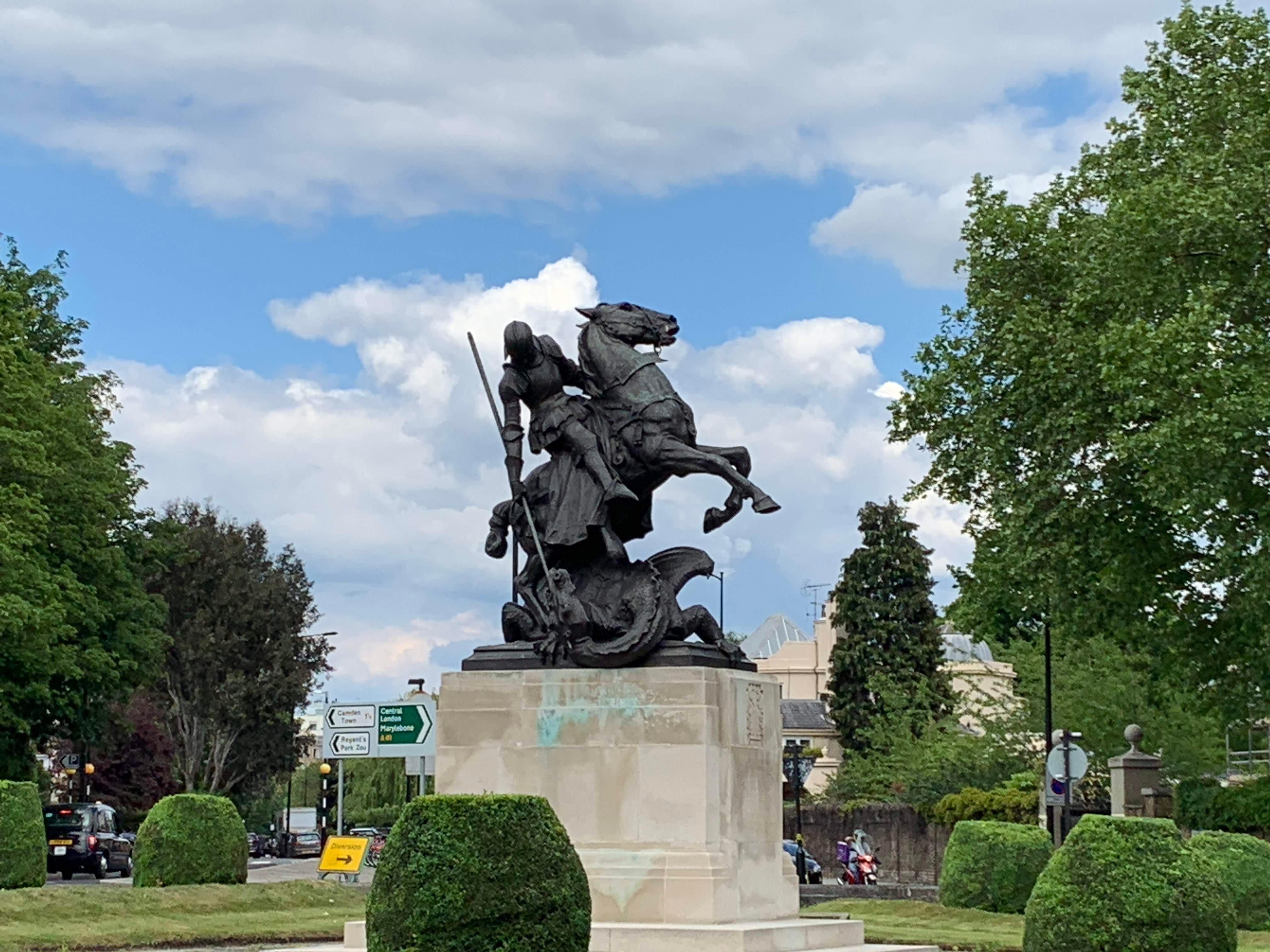 St George and the Dragon Statue