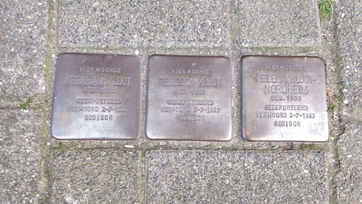 Stolpersteine Familie Kloot