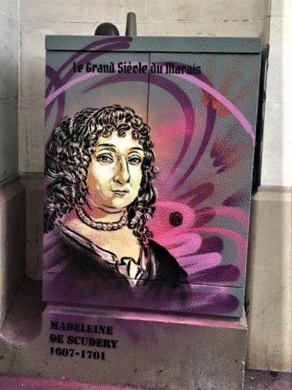 Fresque "Madeleine de Scudery"