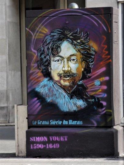 Fresque "Simon Vouet"