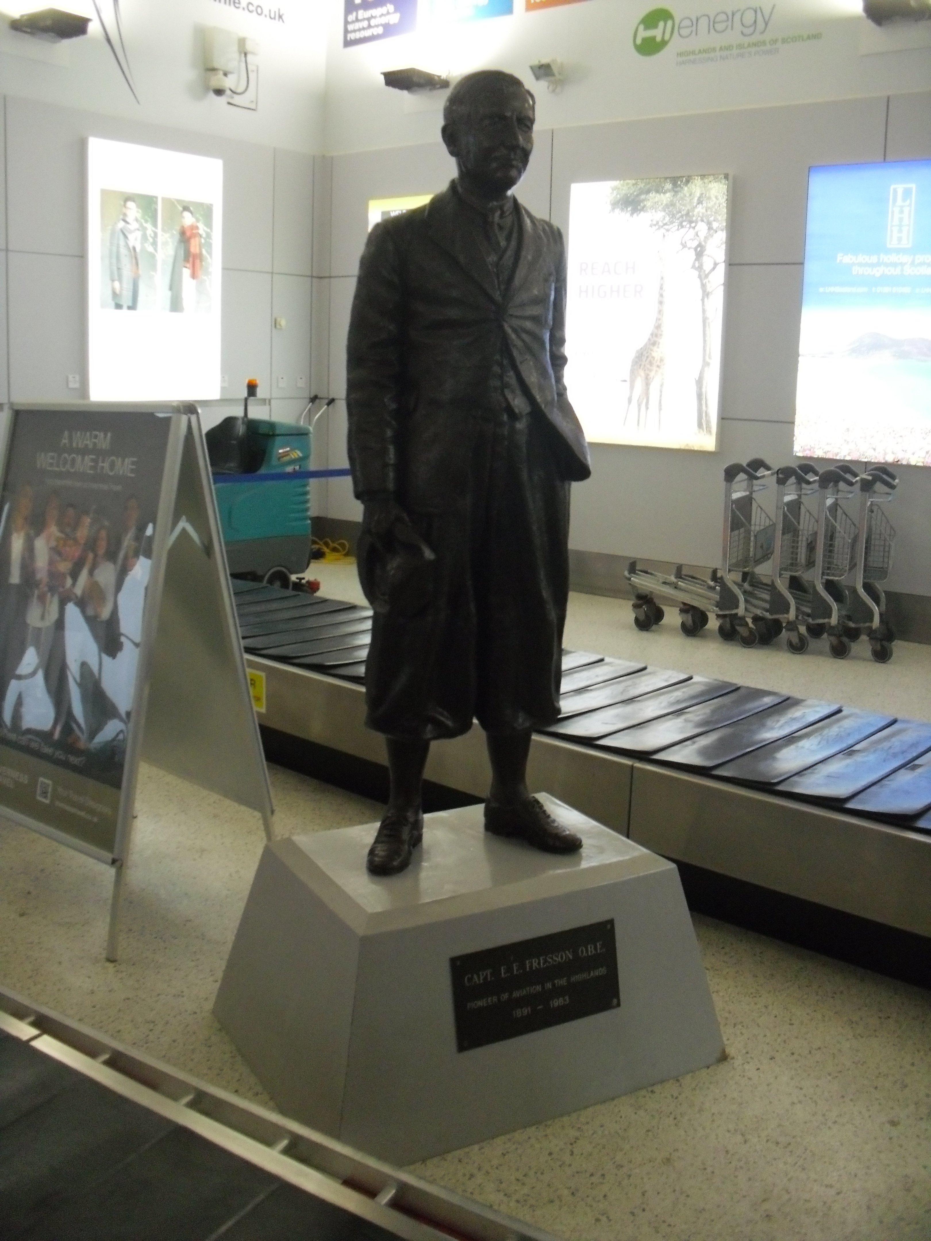 Capt E E Fresson OBE Statue