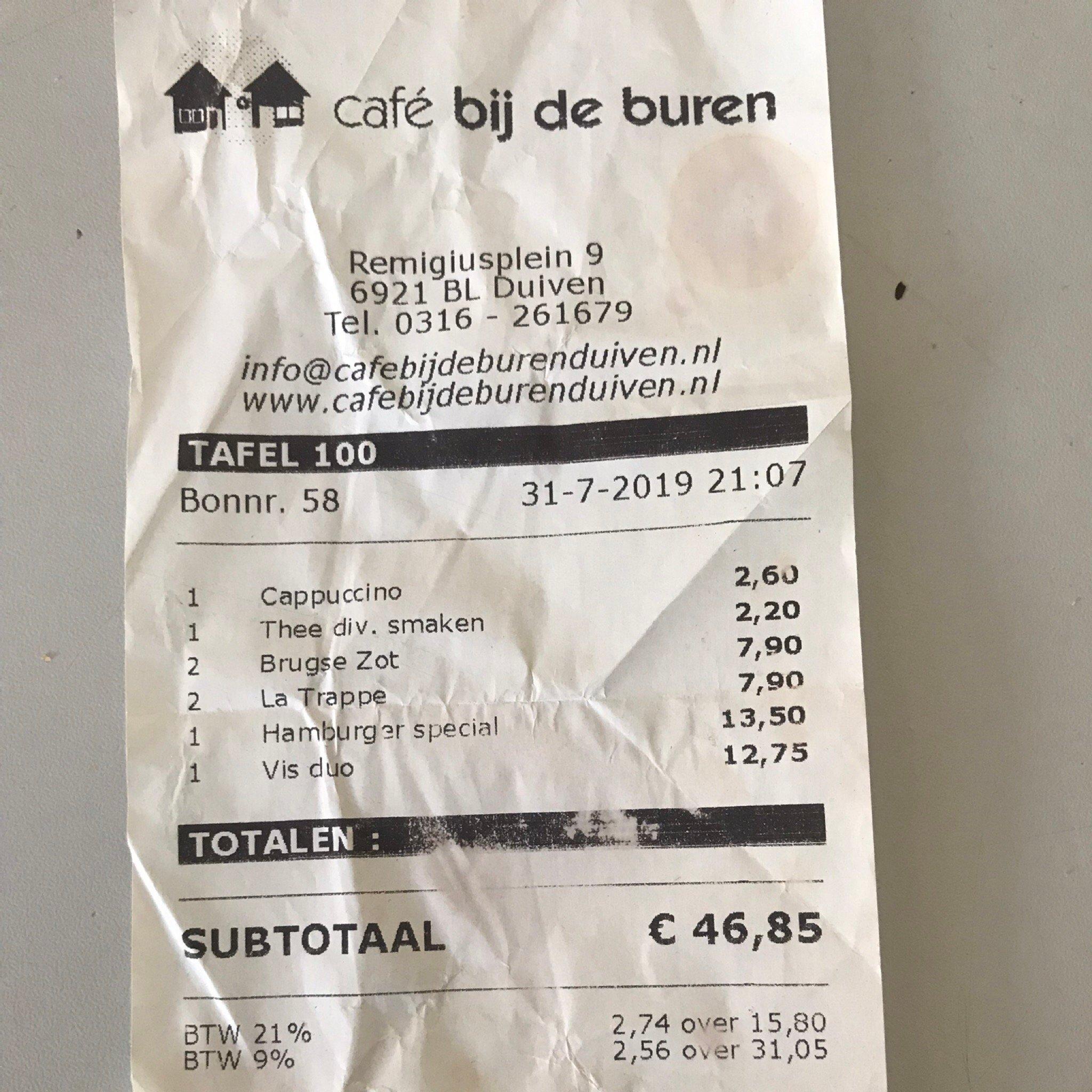 Cafe Bij de Buren