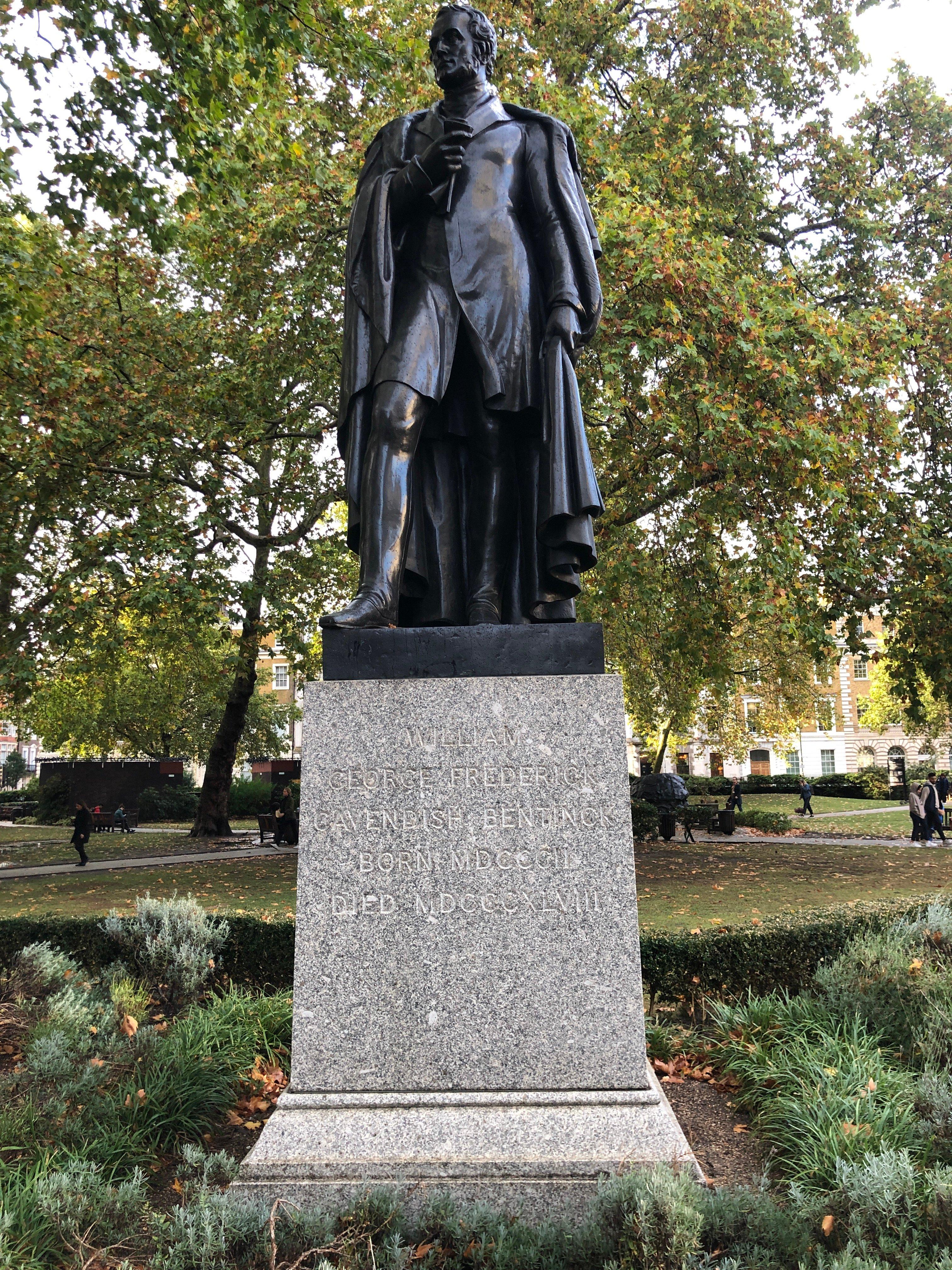 Statue of Lord George Bentinck
