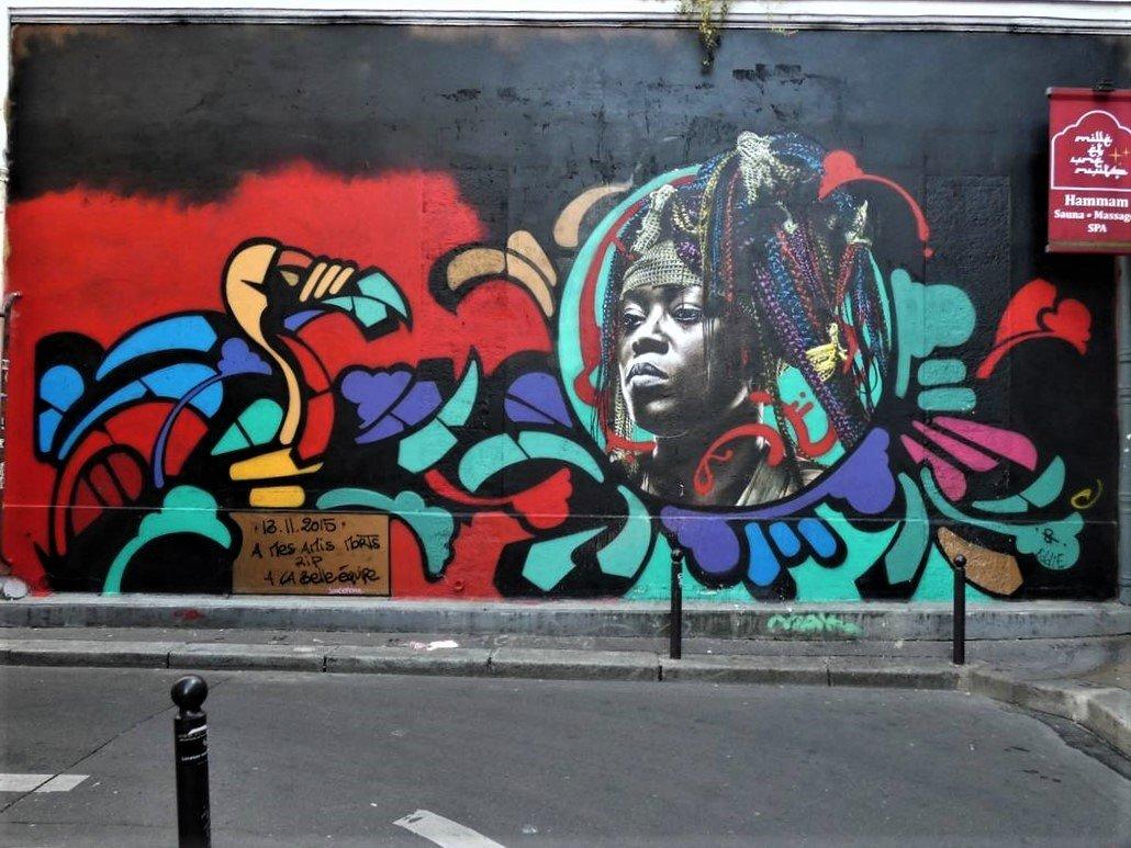 Fresque "La belle africaine"