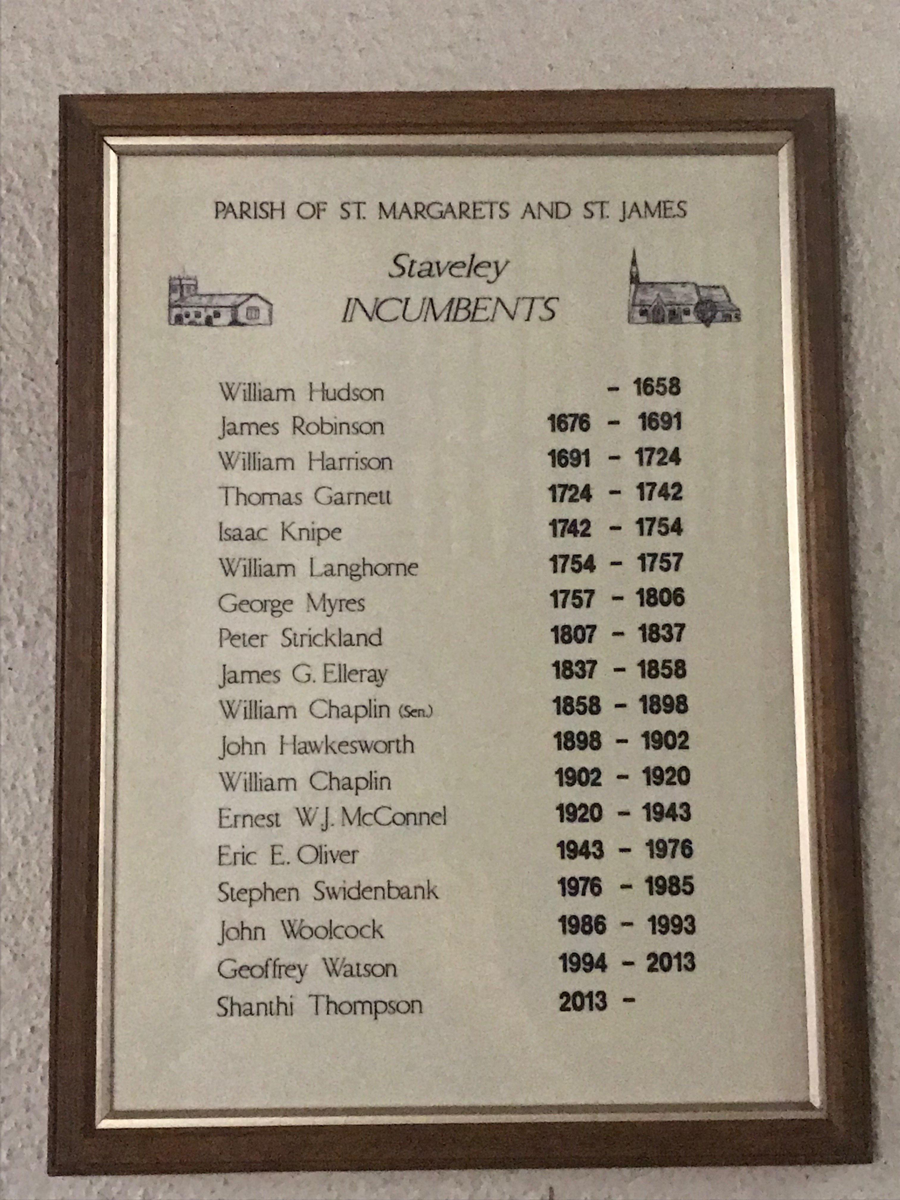 Parish Church of St. James, Staveley